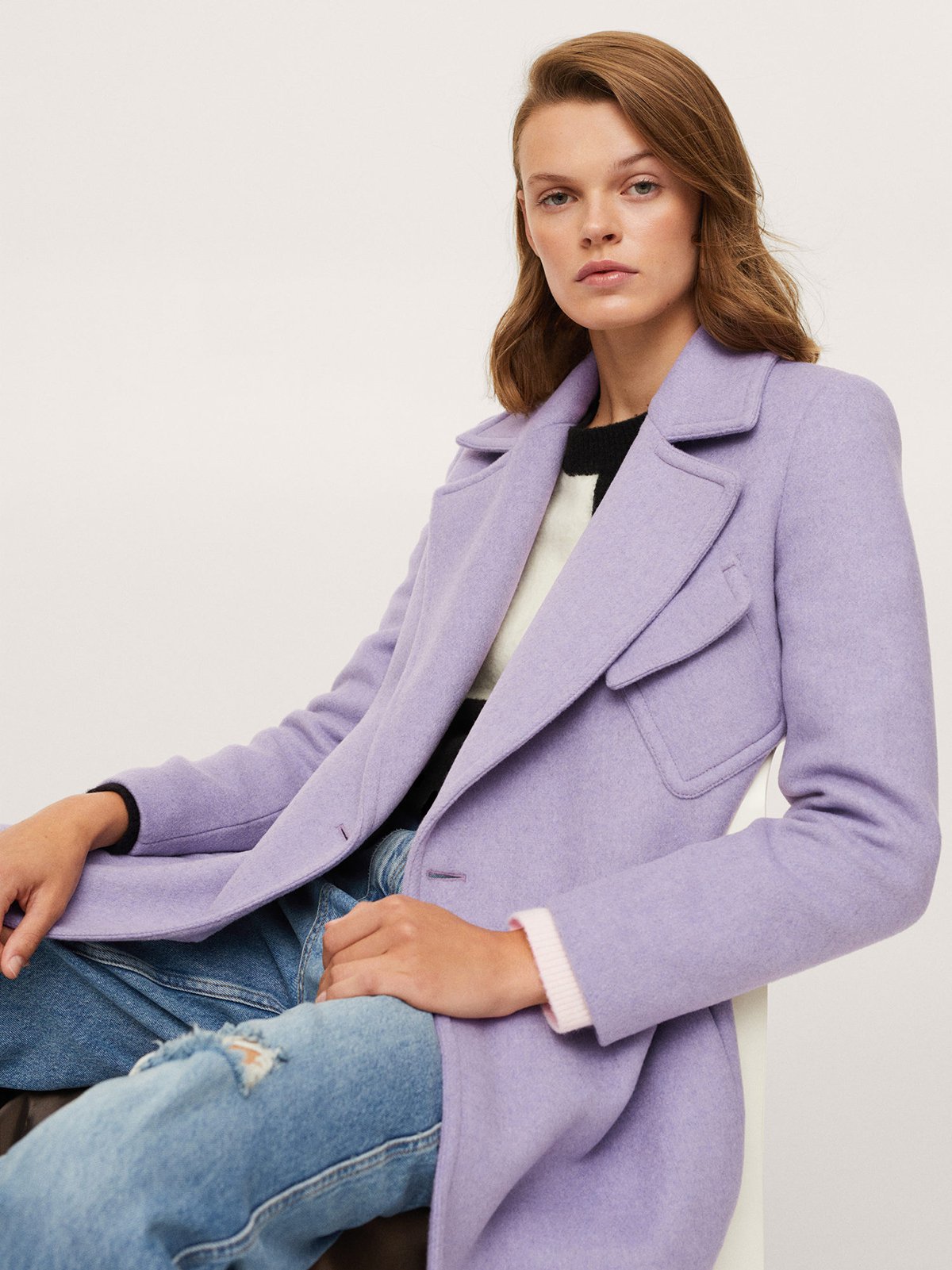 mango purple coat