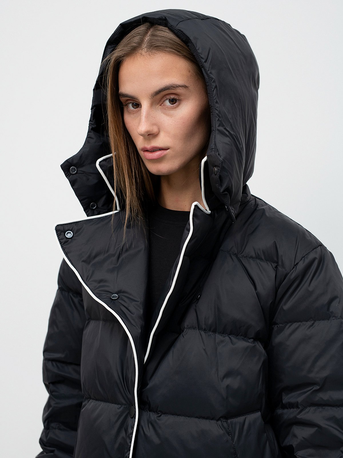 ジャケット DONDUP Woman Jacket Black DJ629BF0019DPTDW 999 Dondup Outlet: Jacket woman - Black | Dondup jacket