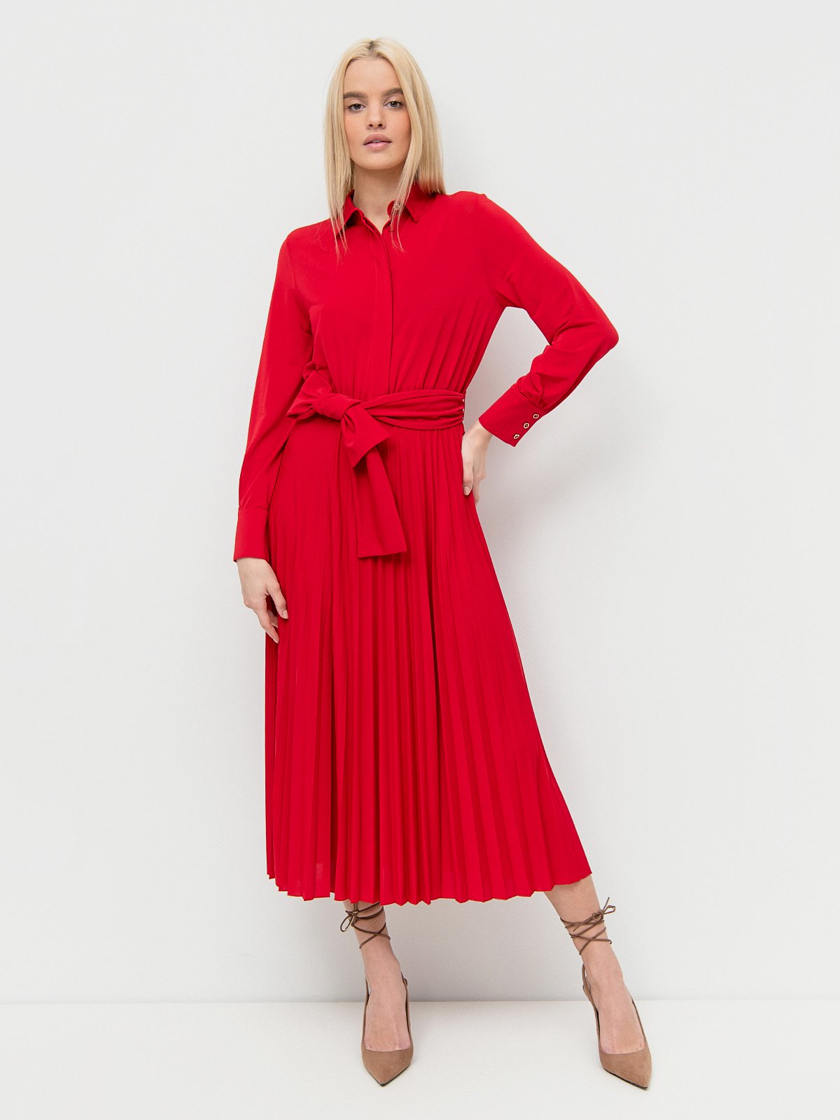 Marella 2025 red dress