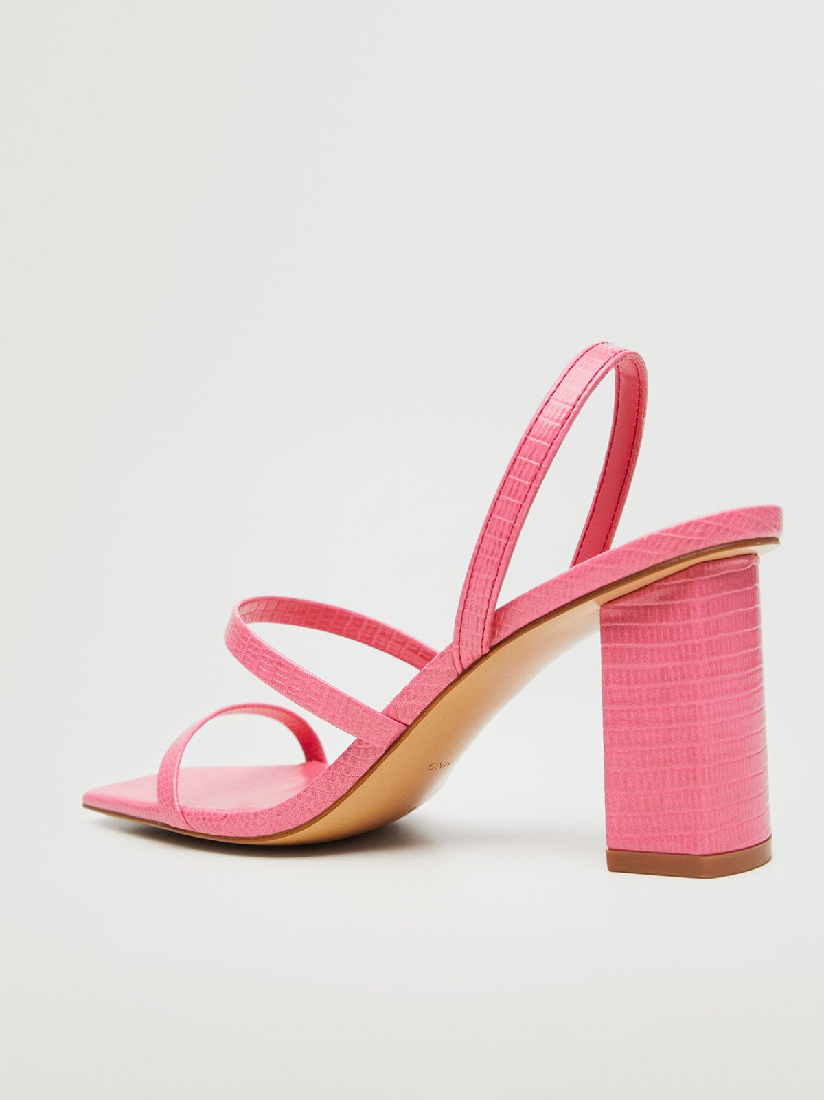 Women s sandals pink MANGO Soulz.lt