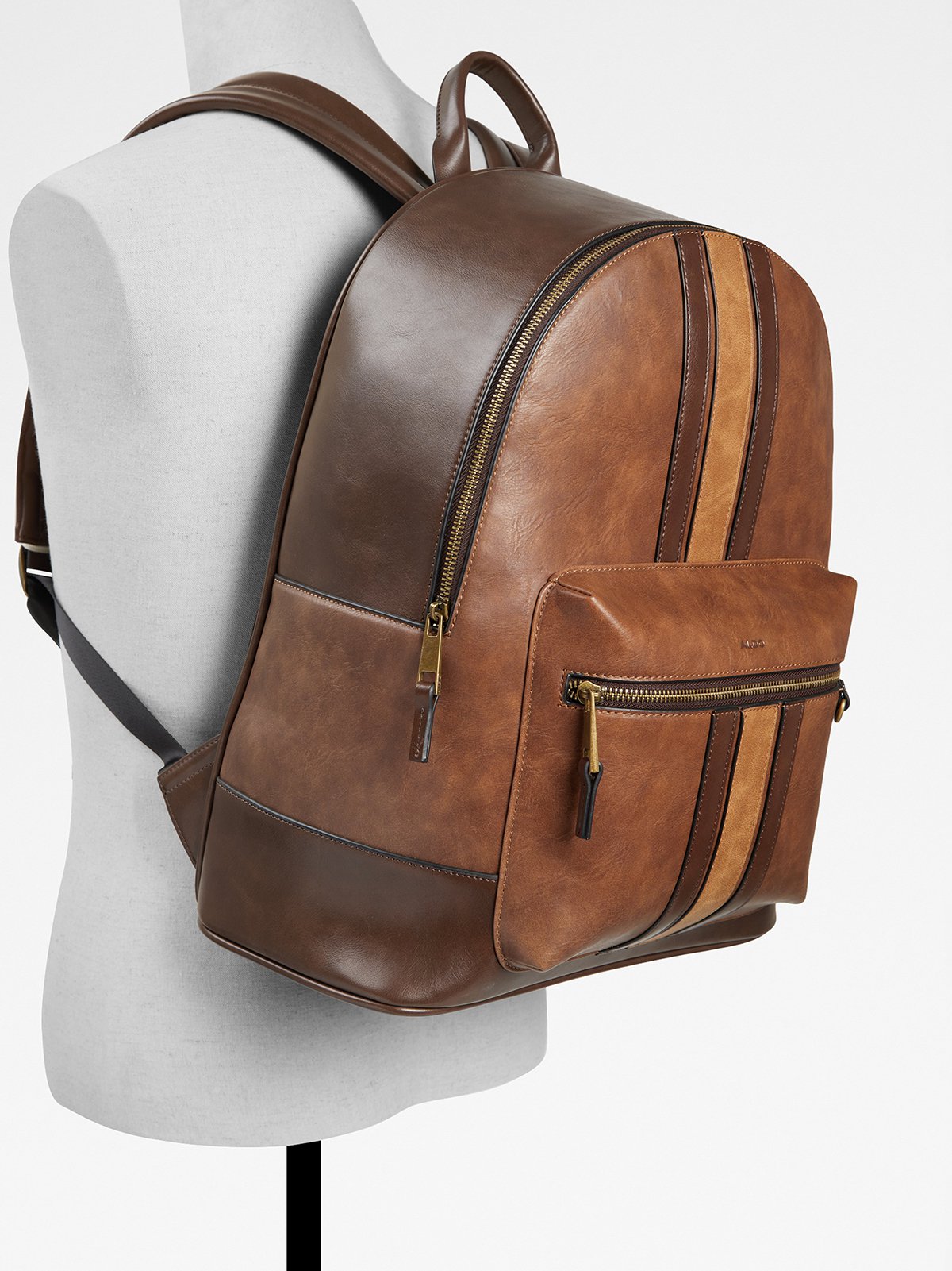 Aldo mens leather backpack hot sale