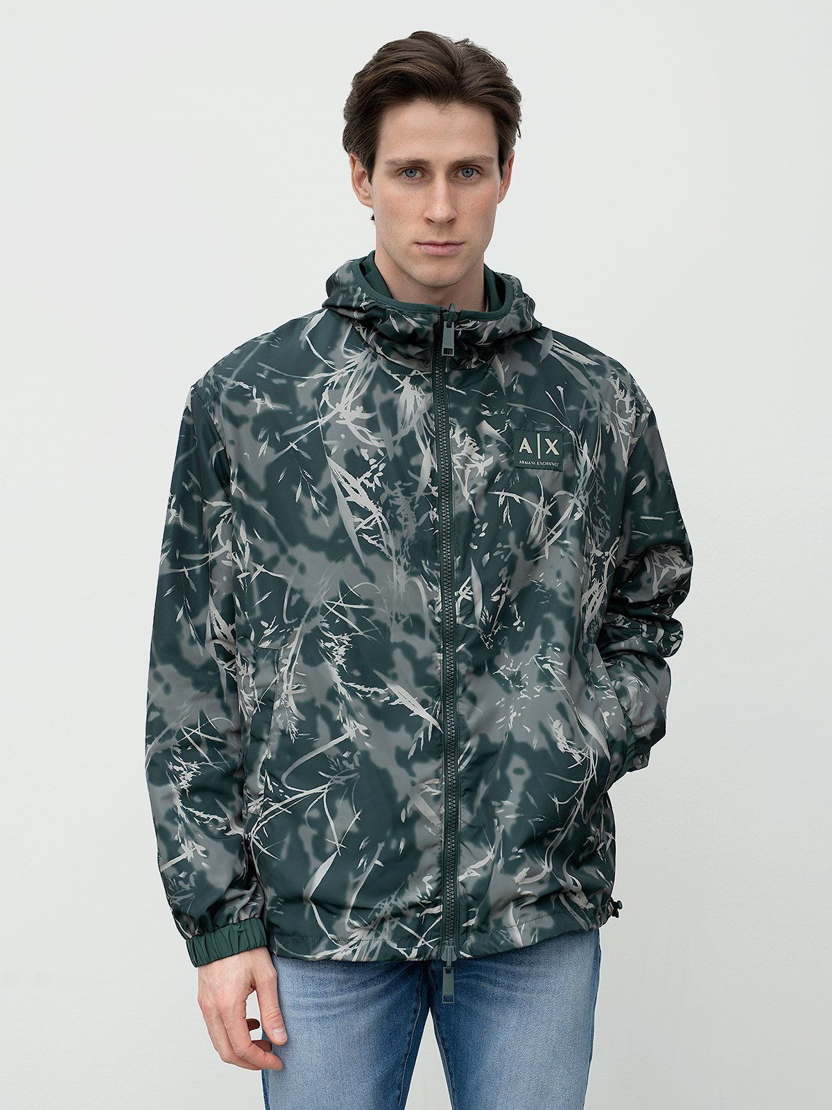 Armani hot sale camo jacket