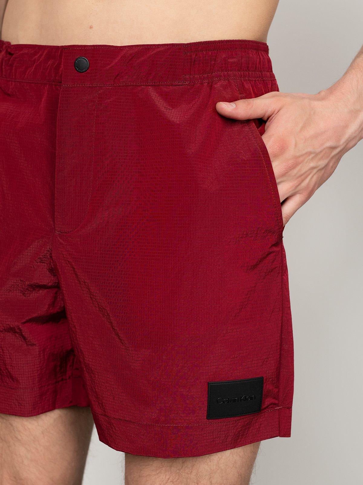 Calvin klein red shorts best sale