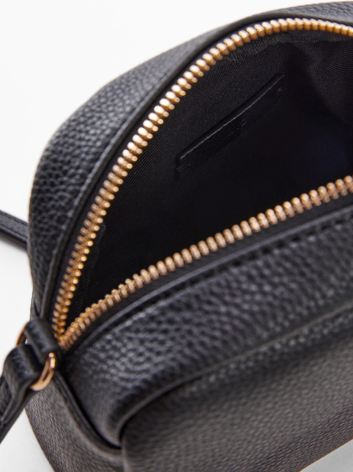 Mango Oasis Flap Over Shoulder Bag, Black, One Size