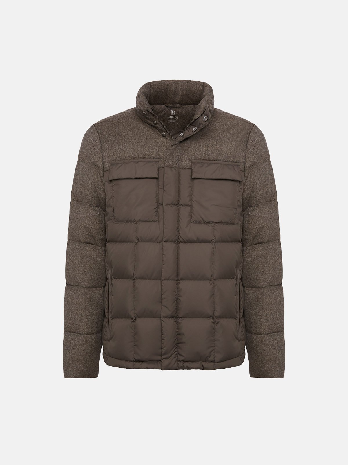 Men s down jacket brown BOGGI Milano Soulz.lv