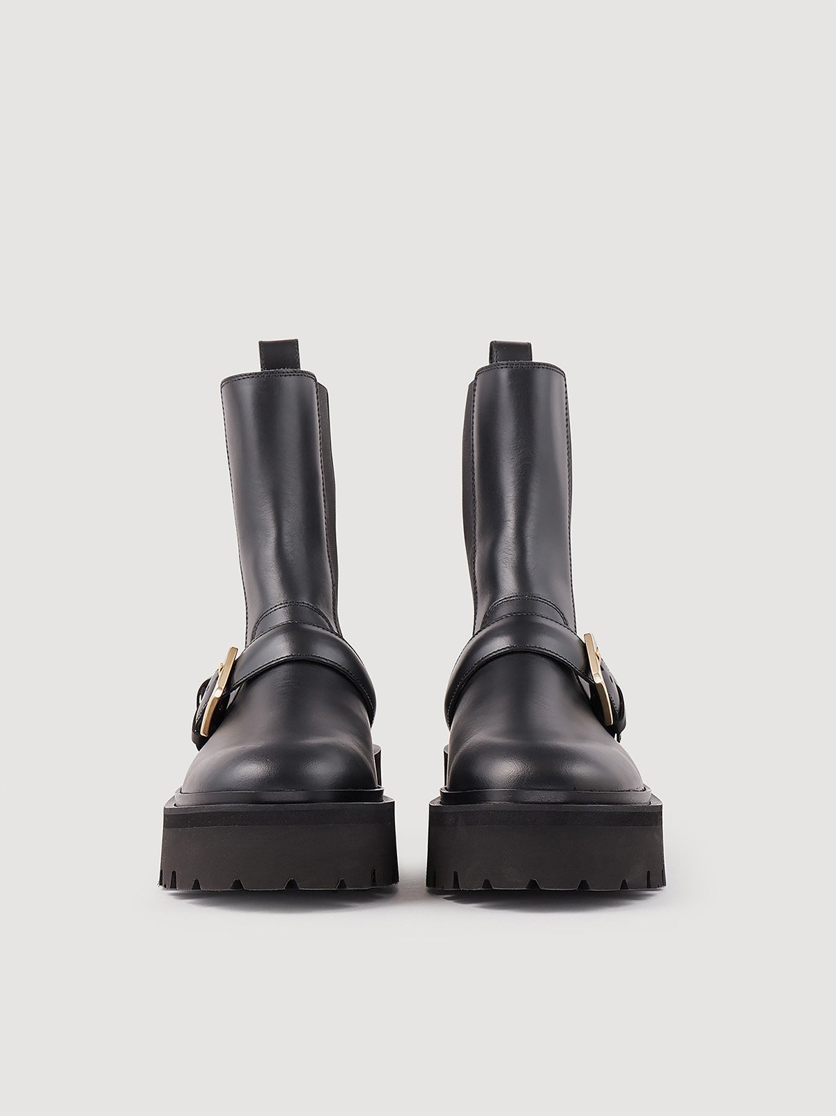 Sandro store biker boots