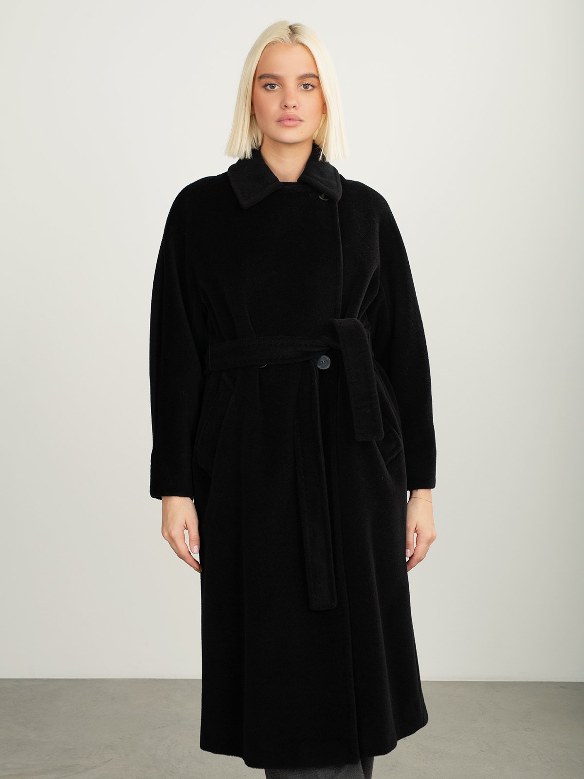 Women s coat black Marella Soulz.lt