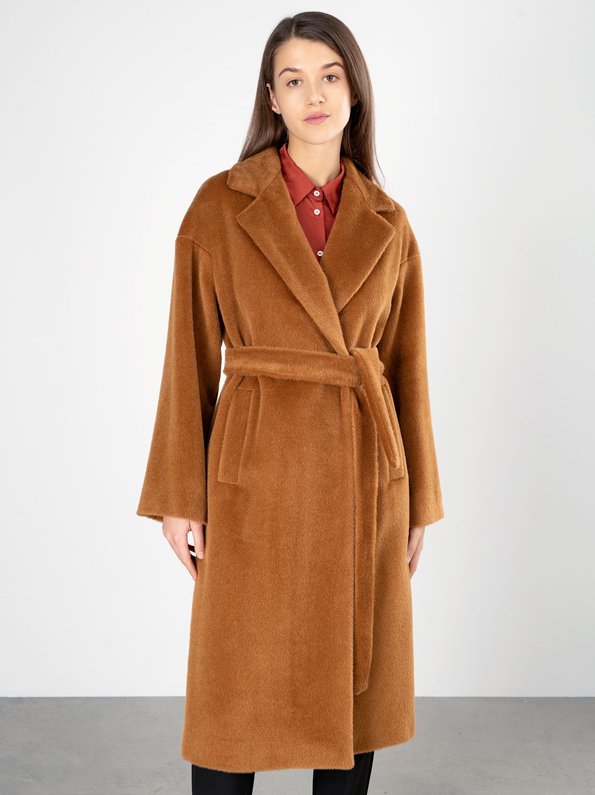 Marella 2024 alpaca coat