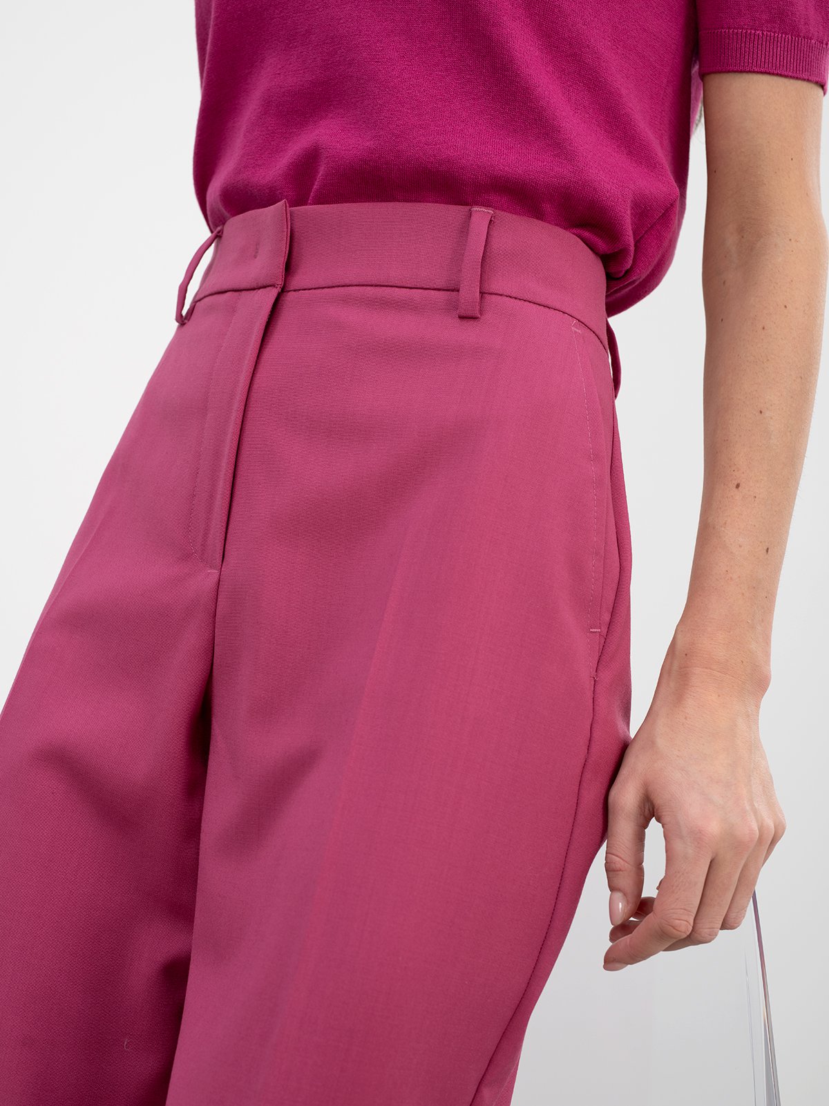 パンツ MAX MARA Woman Pants Pink 2411131014600 057 Max Mara Calibri silk trousers for women 2411131014600