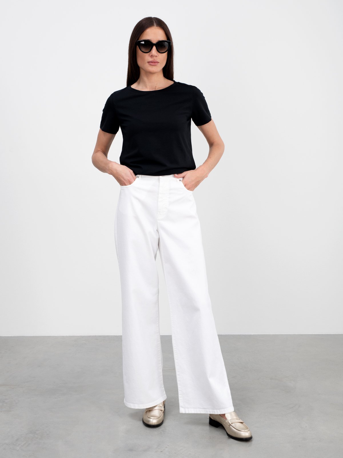 Women's jeans white Weekend Max Mara | Soulz.lt