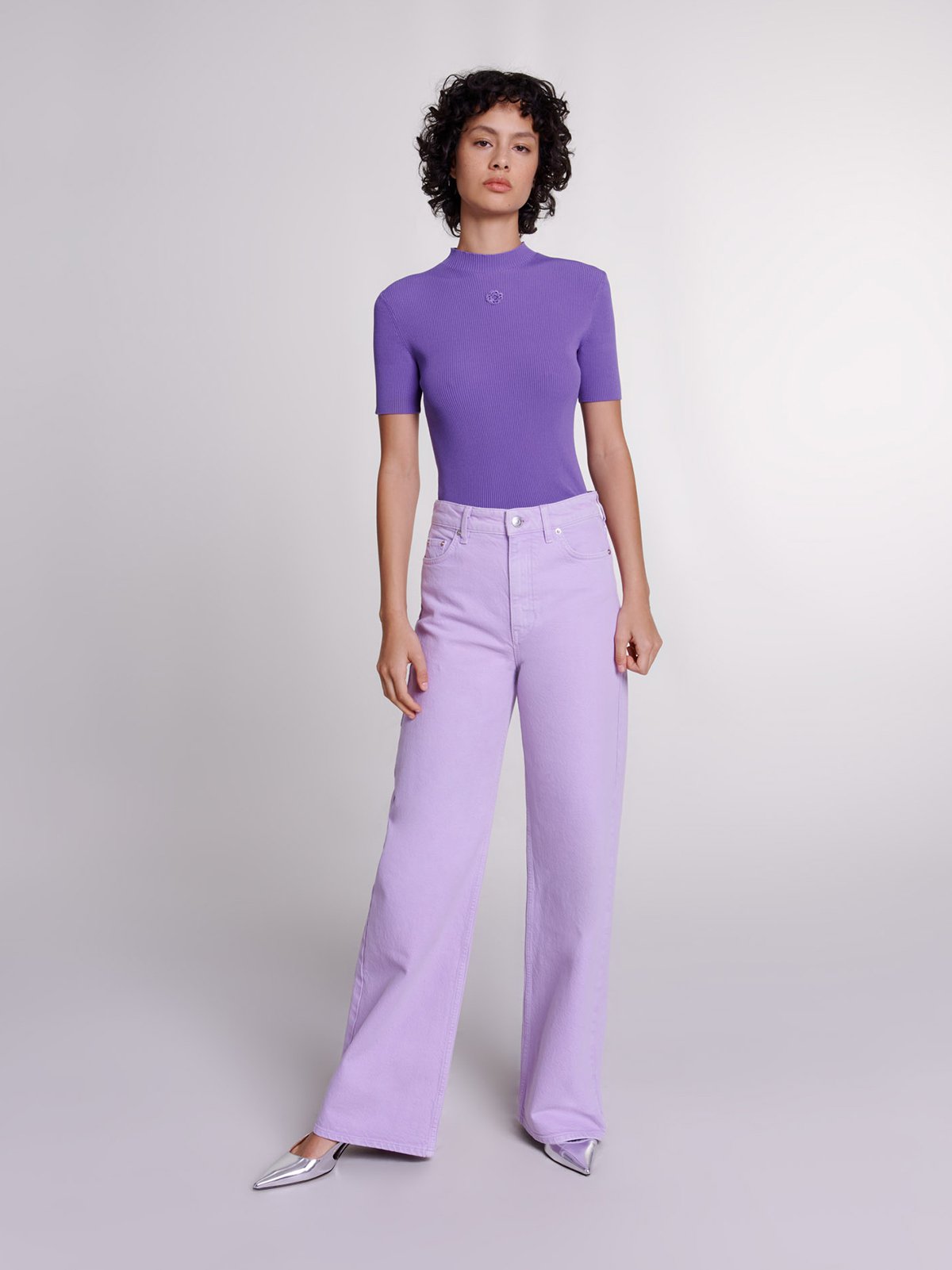 Women's t-shirt s/s purple Maje | Soulz.ee