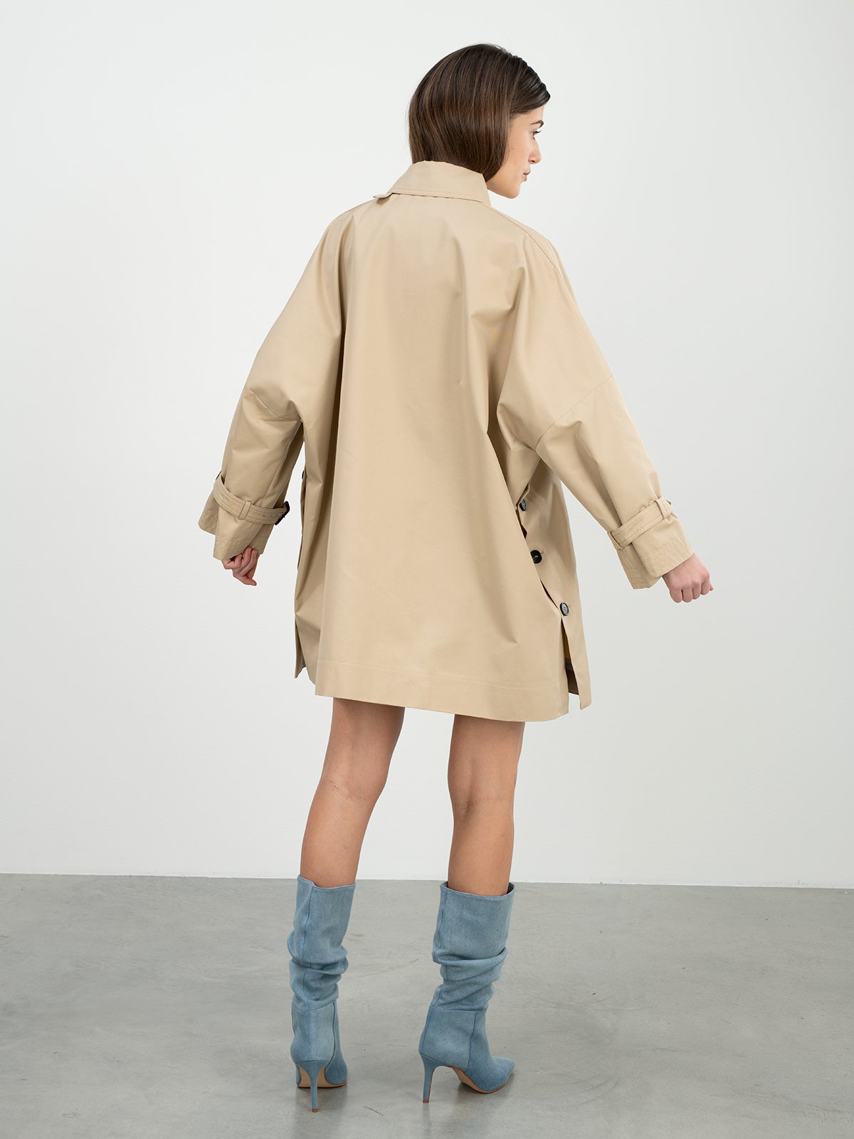 Oversized Coat Marcel Coat Weekday Akira Trench Coat Charcoal