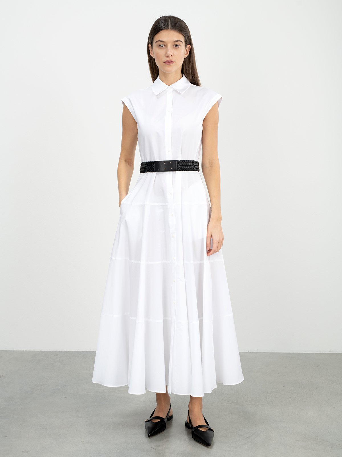 ワンピース MAX MARA Women Mid Skirts 2511221062600 001 WHITE White Skirt 