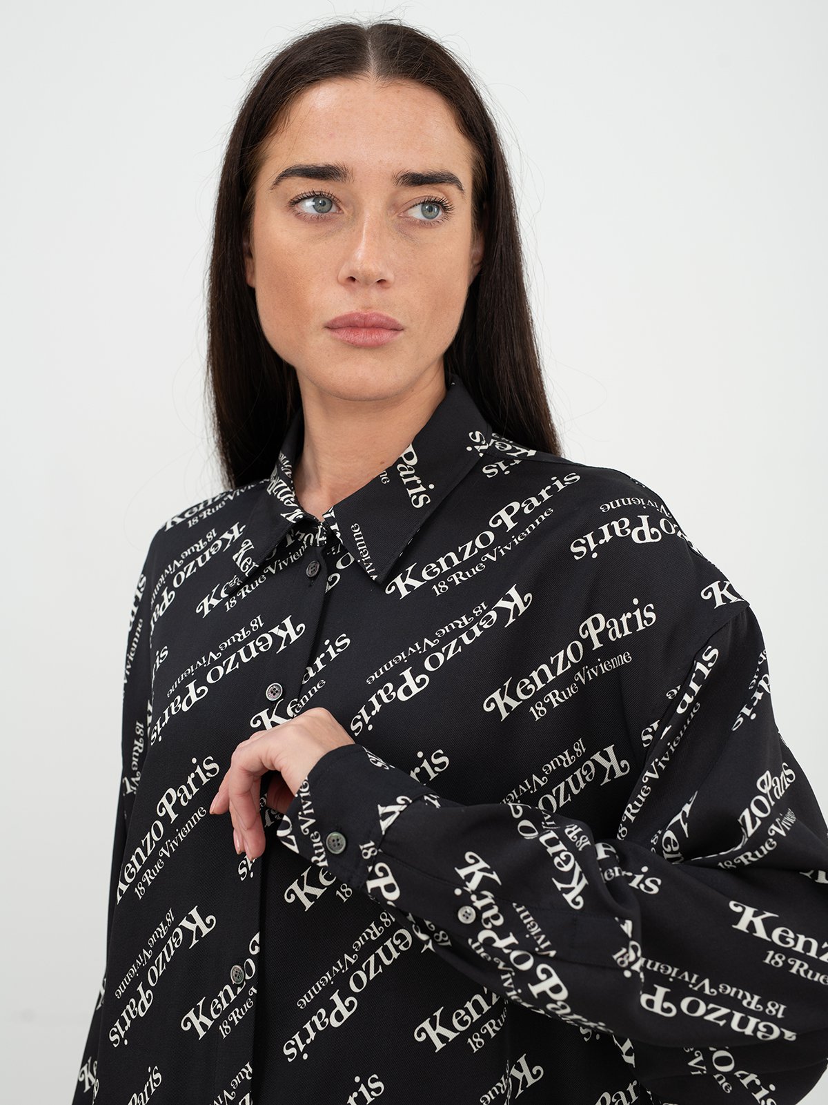 Balenciaga Clothing Kenzo Balenciaga Men Black All-Over Brand Name