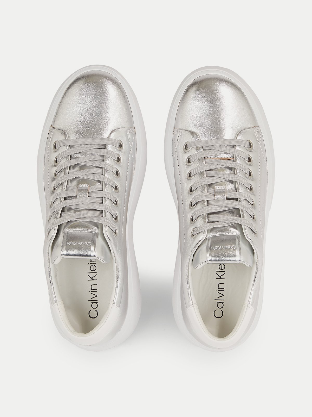 Women's sneakers silver Calvin Klein