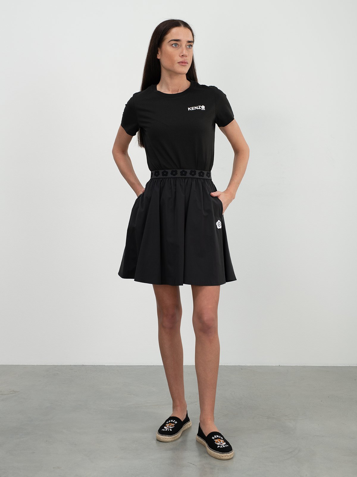 Women's skirt black KENZO | Soulz.lt