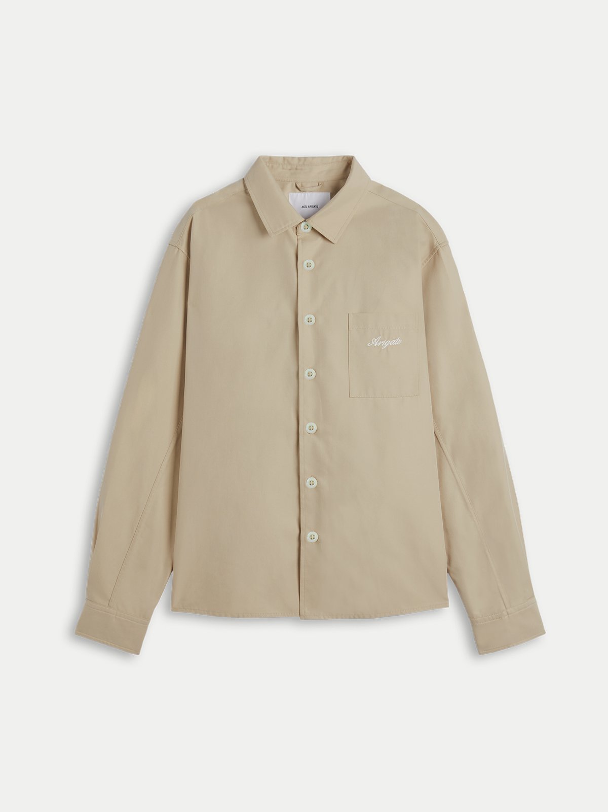 Men s shirt l s beige Axel Arigato Soulz.lt