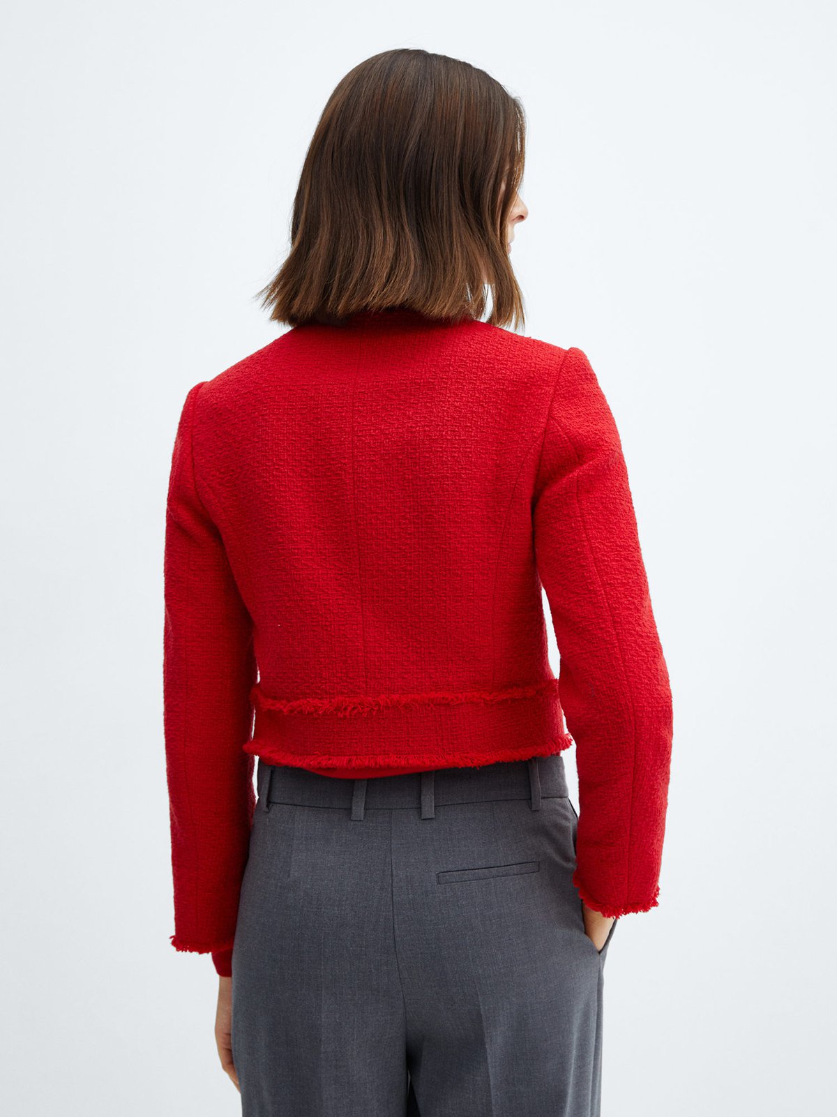 Women's blazer red MANGO | Soulz.lt
