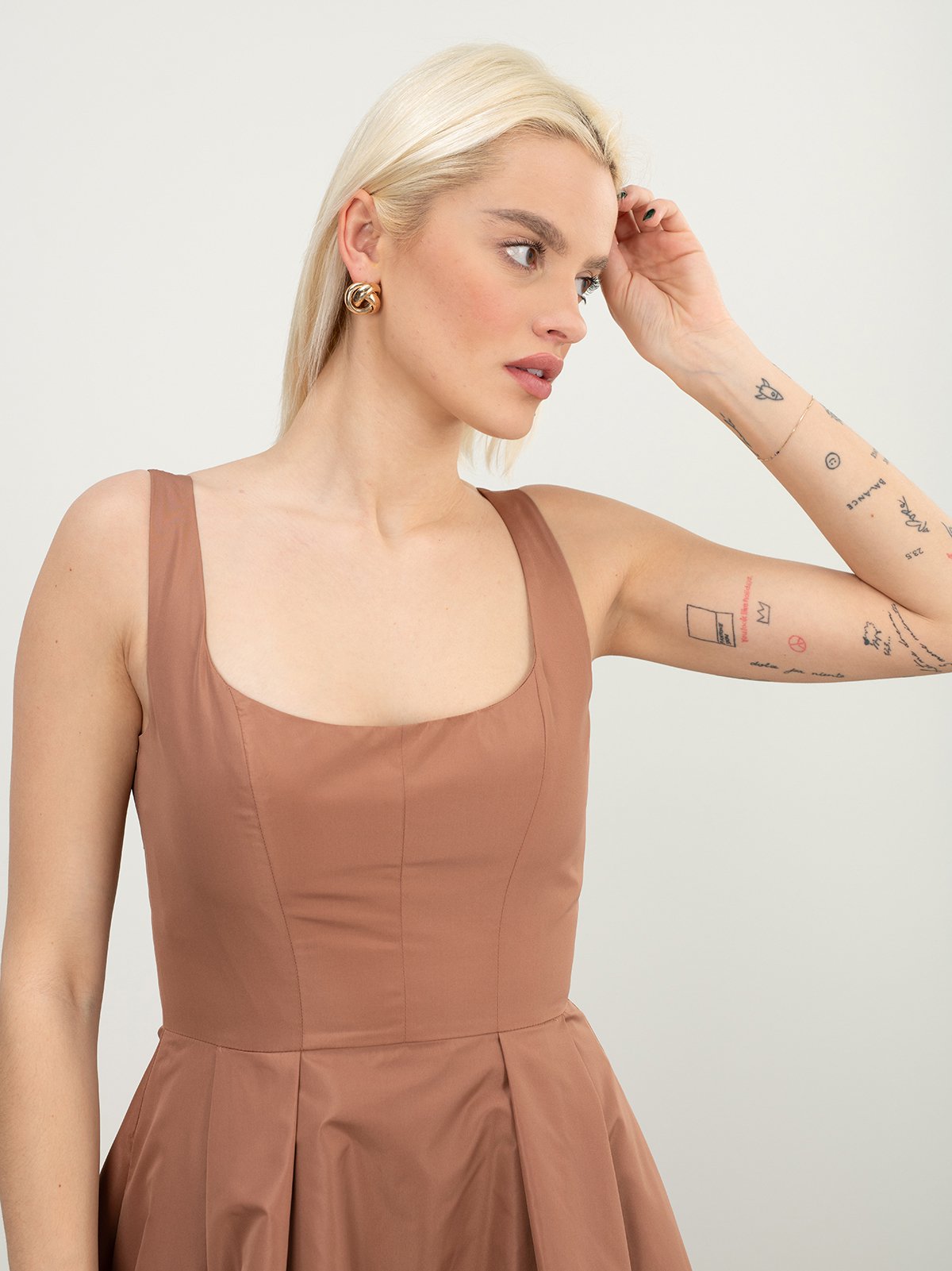 Women's dress brown Pinko | Soulz.lt