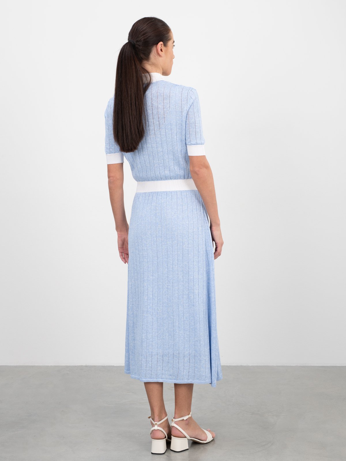 Women's dress light blue BOSS | Soulz.lv