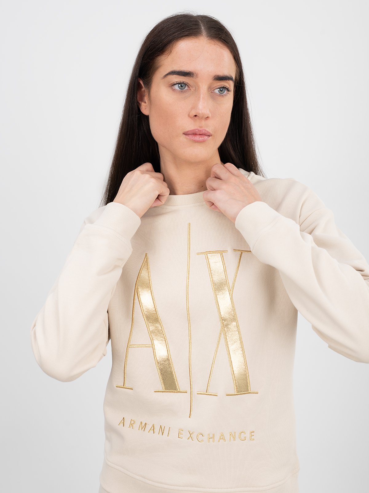 Women's pullover beige Armani Exchange | Soulz.ee