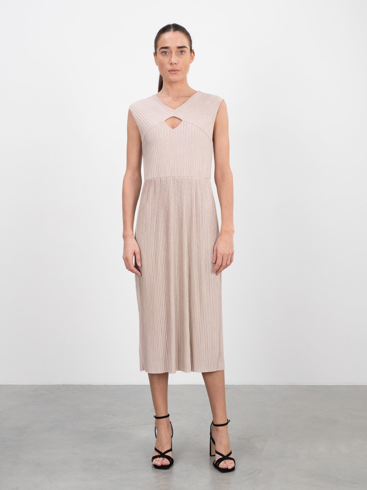 ワンピース BOSS Woman Dress Beige 50537980 269 Women's dress creamy BOSS | Soulz.lt