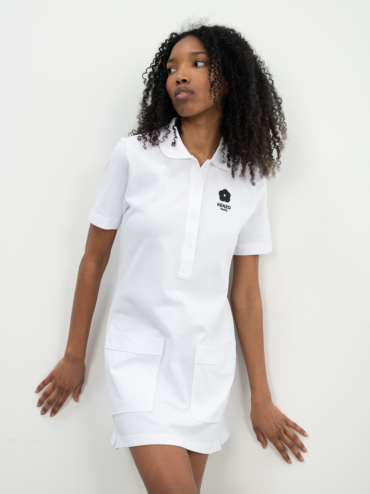 Women's dress white KENZO | Soulz.lt