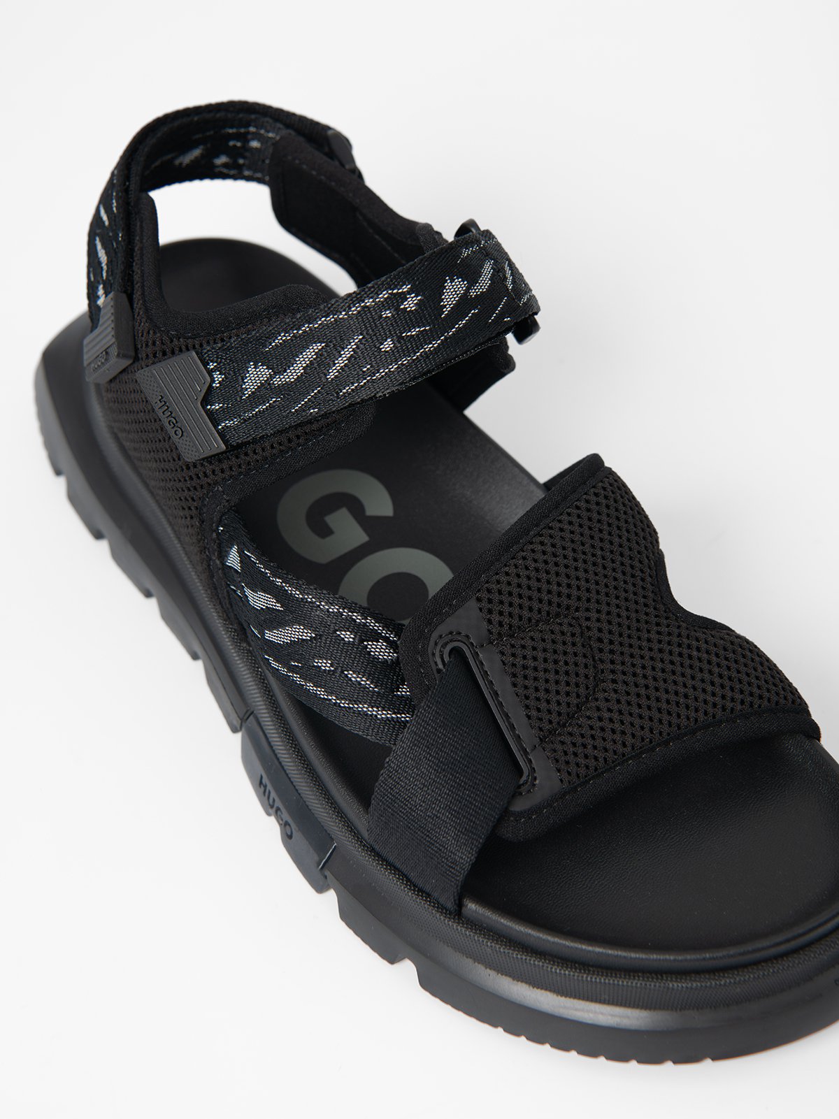 サンダル HUGO Men Sandals Black 50543722 003 HUGO: Shoes men - Black | Hugo sandals 50542042 online at