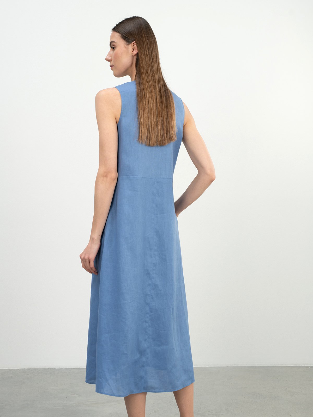 ワンピース MAX MARA PIANOFORTE Woman Dress Blue 2511641014600 005 Women's dress blue Max Mara Leisure | Soulz.lt