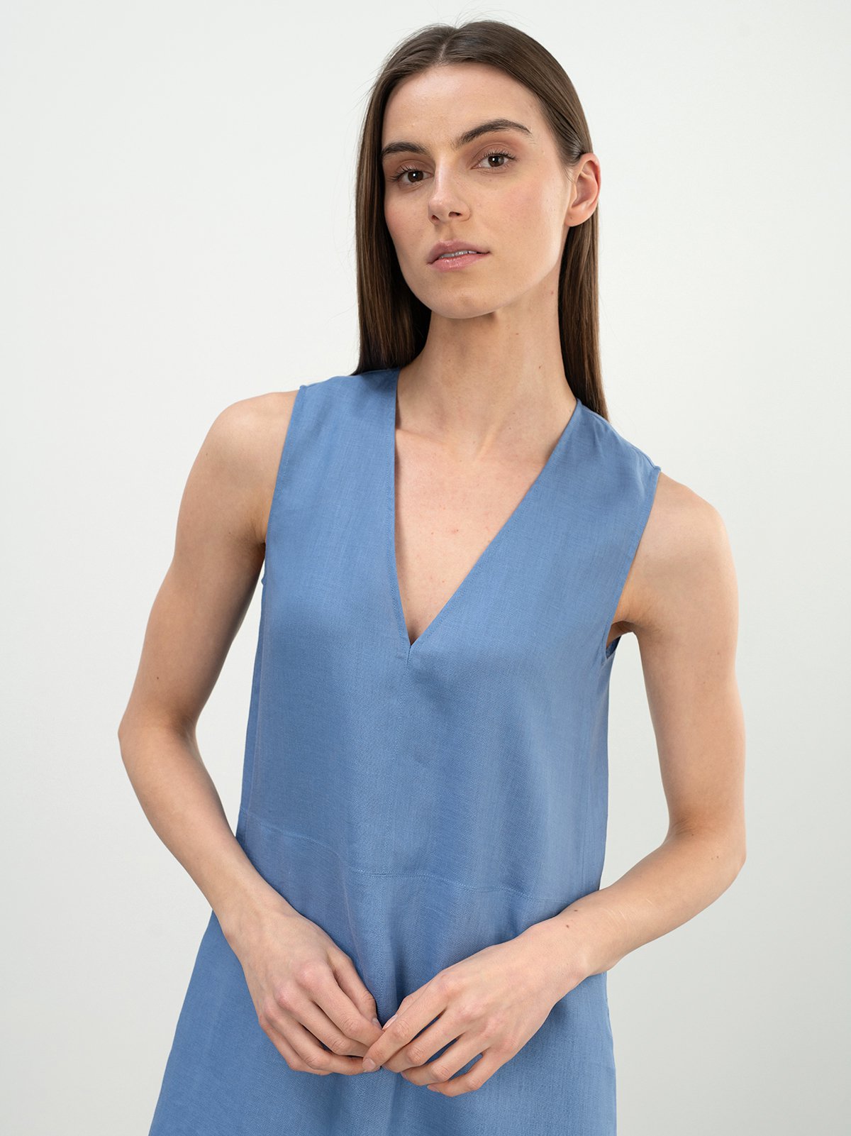 Women's dress blue Max Mara Leisure | Soulz.lt