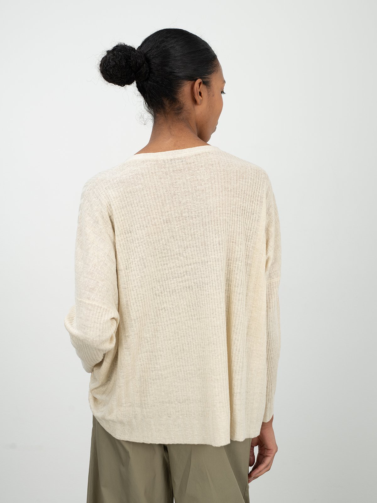 試着のみ【(NEW)MIX COLLARED CARDIGAN】サイズ0(M) 試着のみ【(NEW)MIX COLLARED CARDIGAN】サイズ0(M) 試着のみ