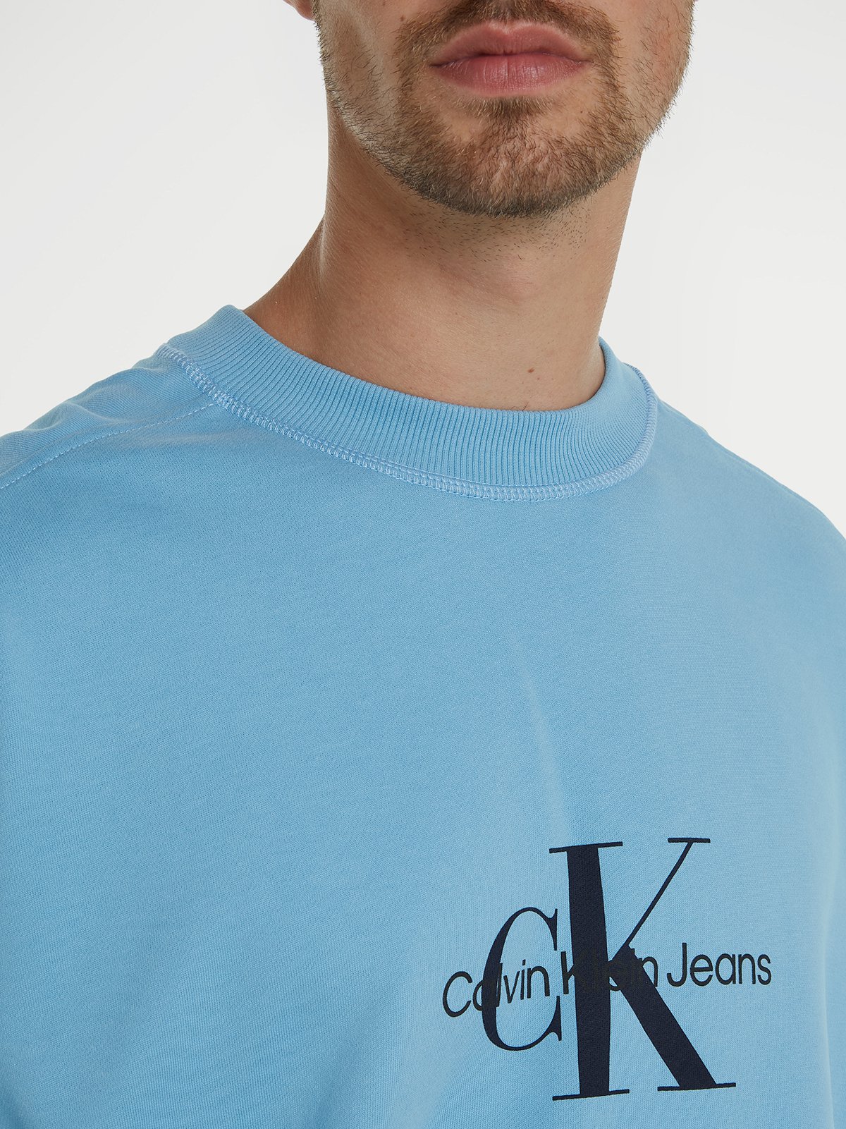 Light blue calvin klein sweatshirt online