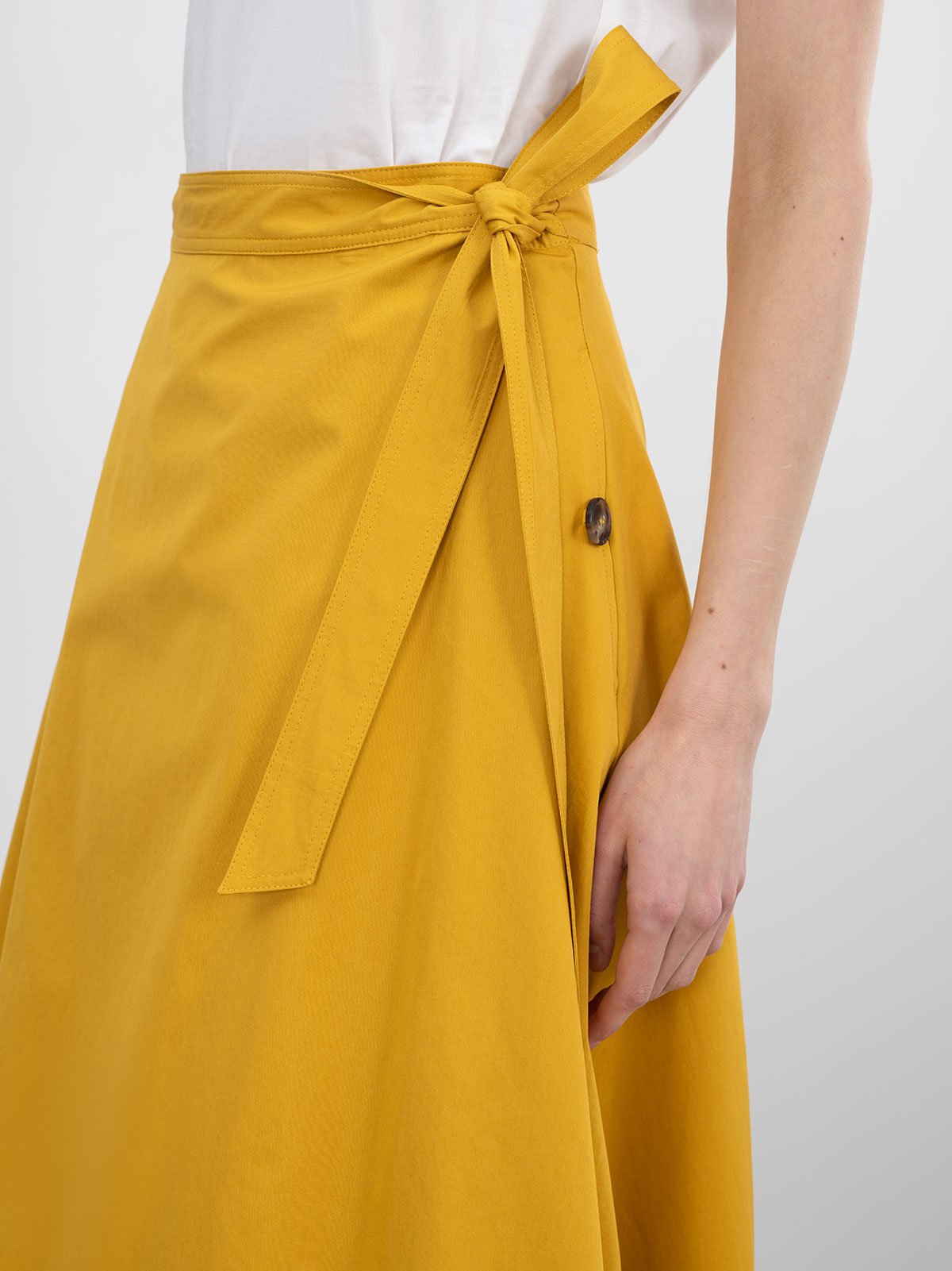 Women's skirt yellow Weekend Max Mara | Soulz.lt