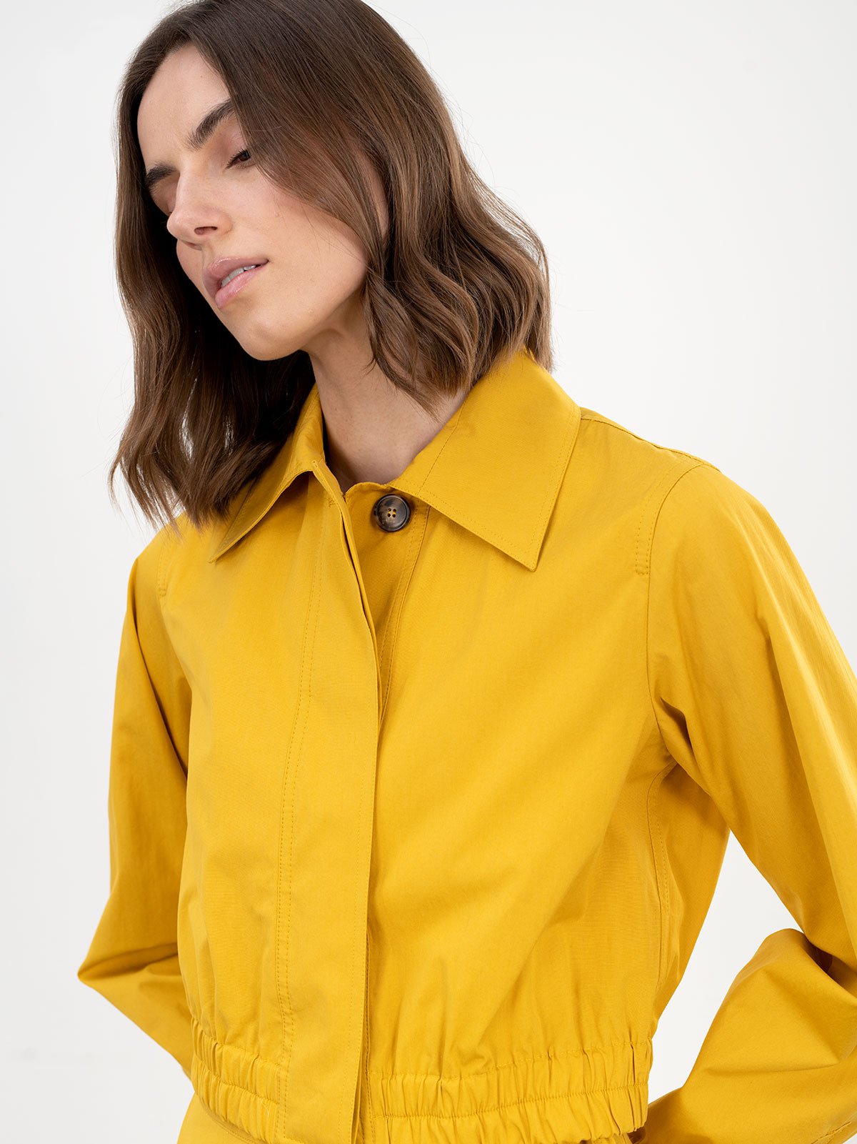Women's jacket yellow Weekend Max Mara | Soulz.lt