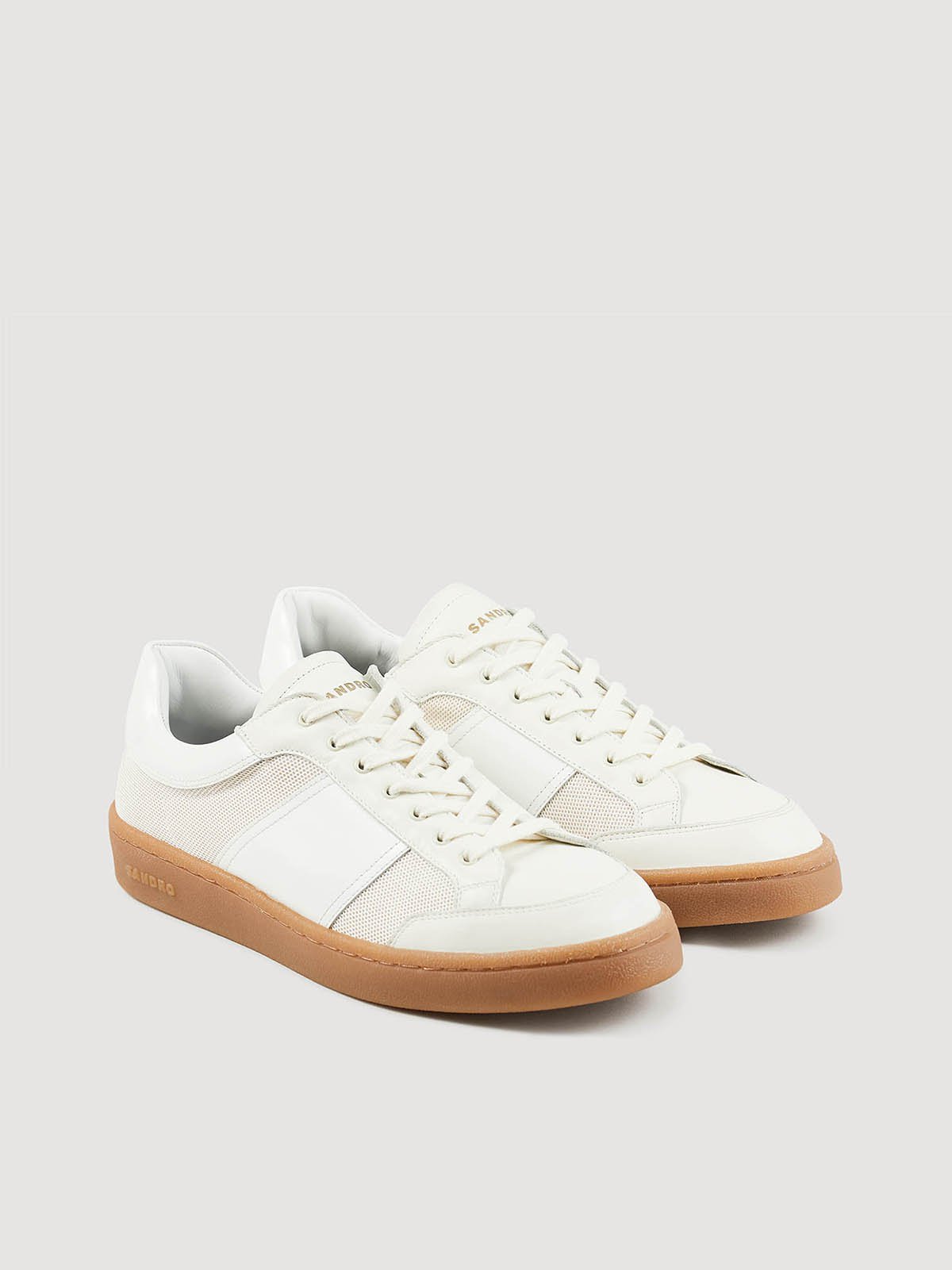 leather trainers sandro trainers