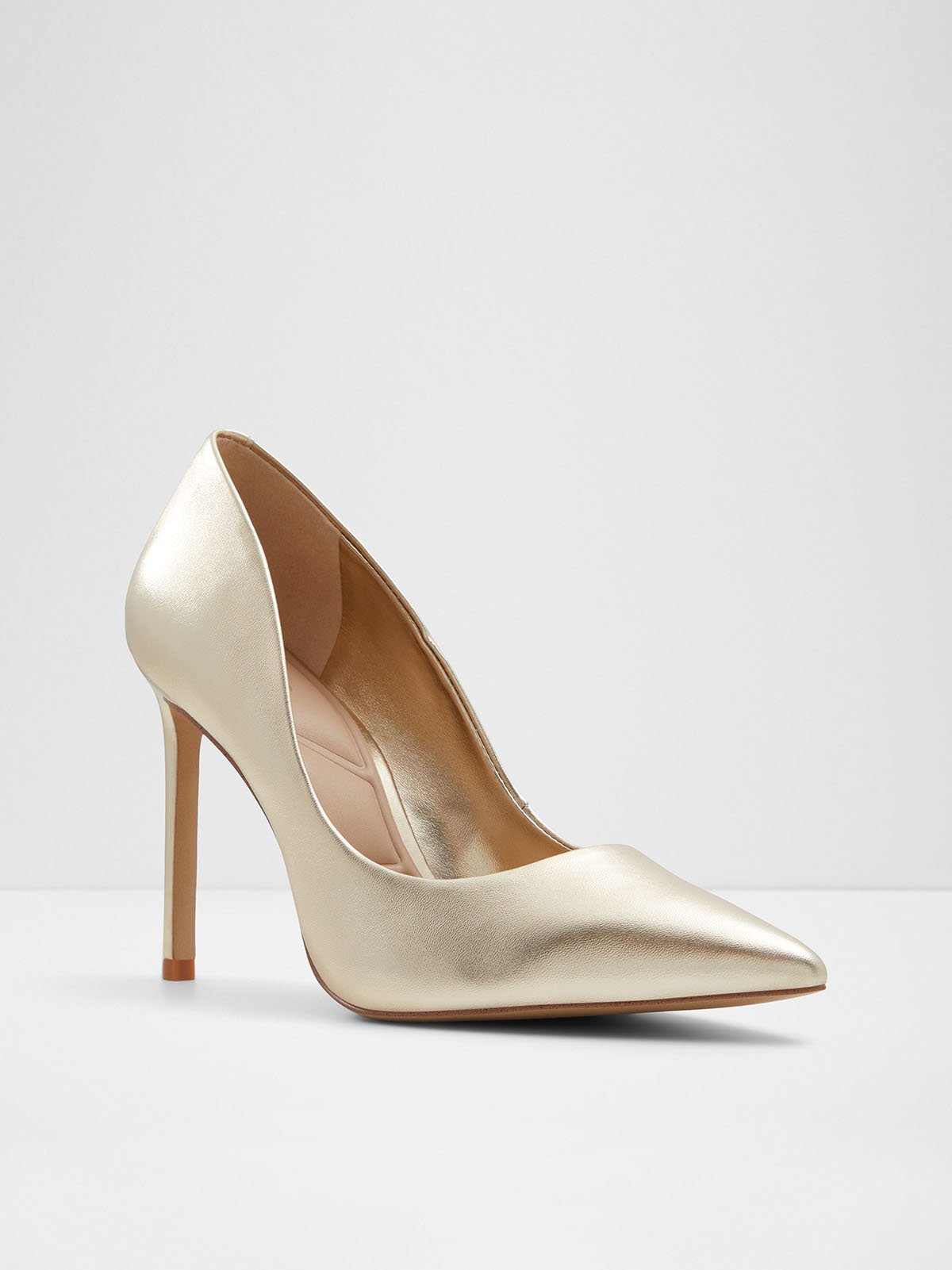 Women's high heel shoes gold ALDO | Soulz.ee