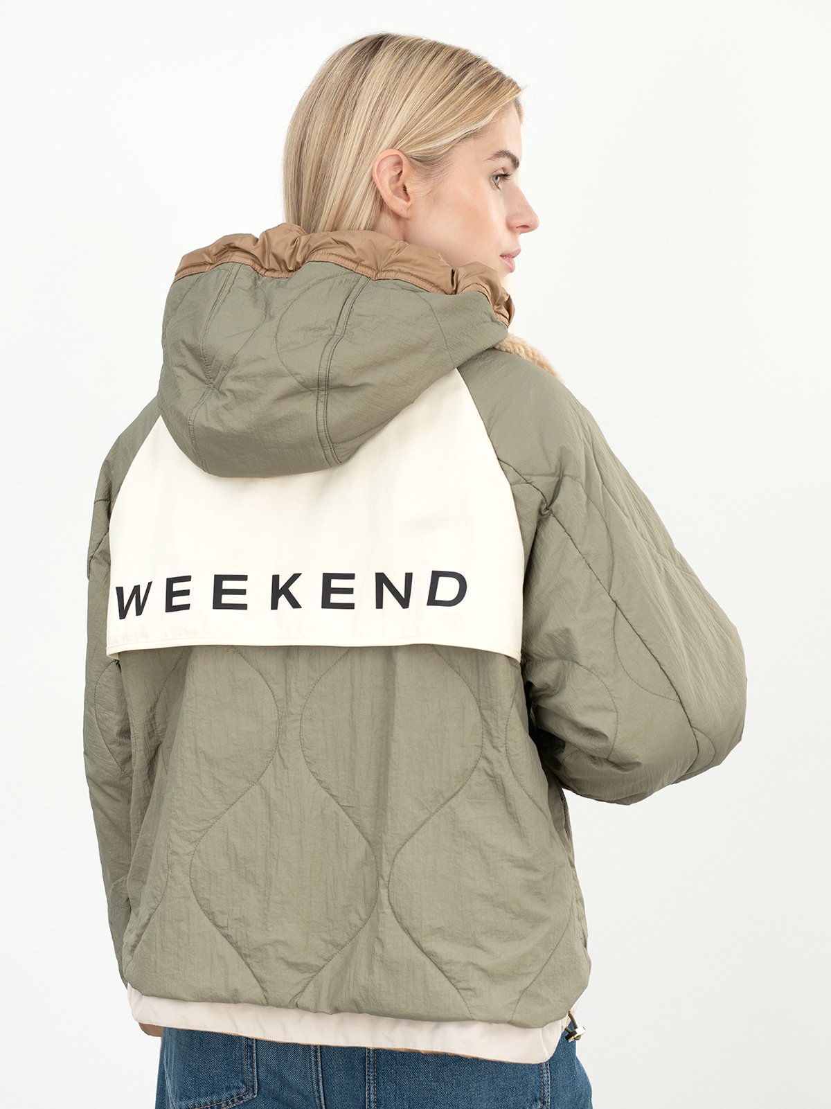 Women's jacket chaki Weekend Max Mara | Soulz.lt