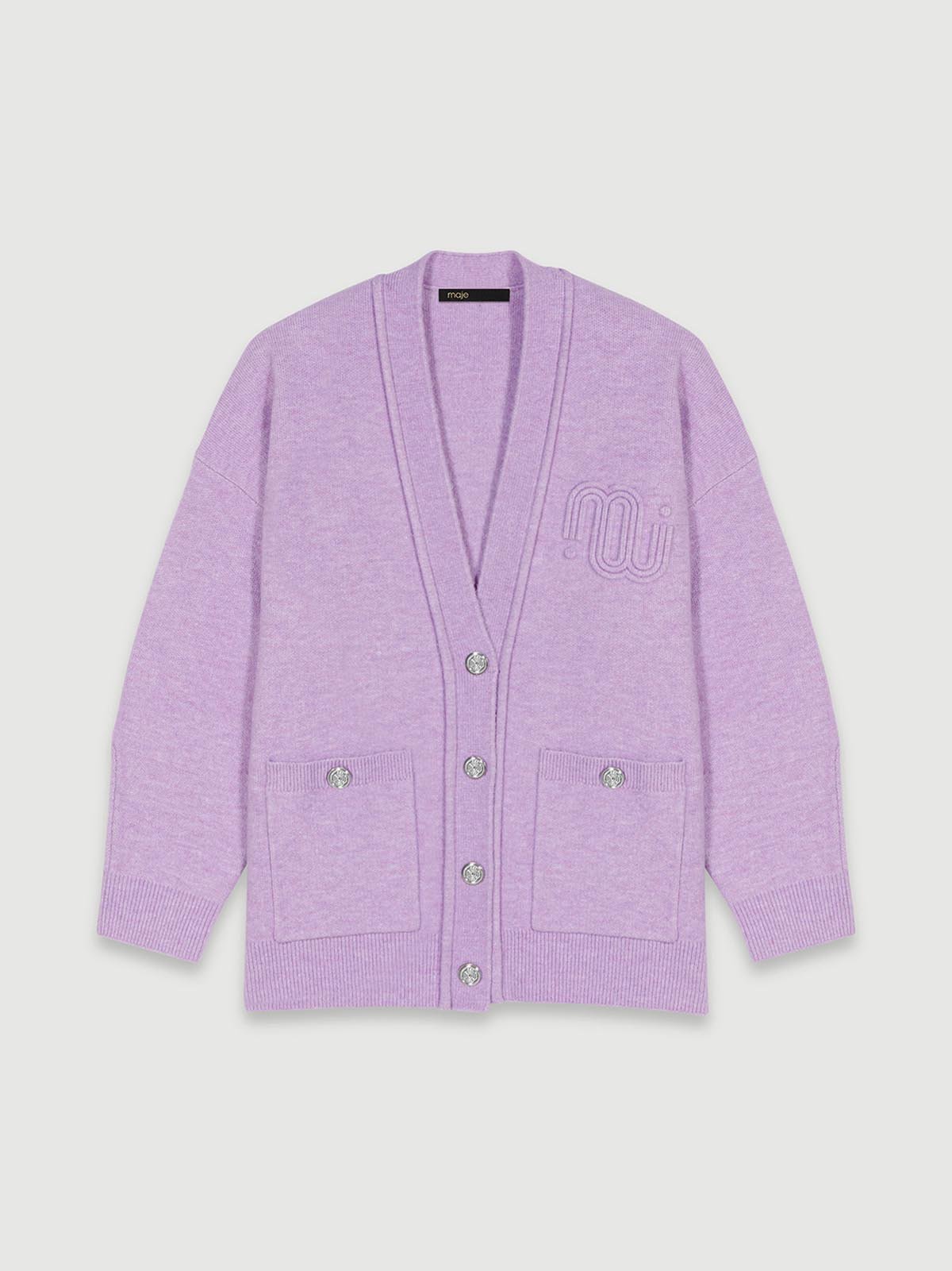 Women's cardigan purple Maje | Soulz.lt