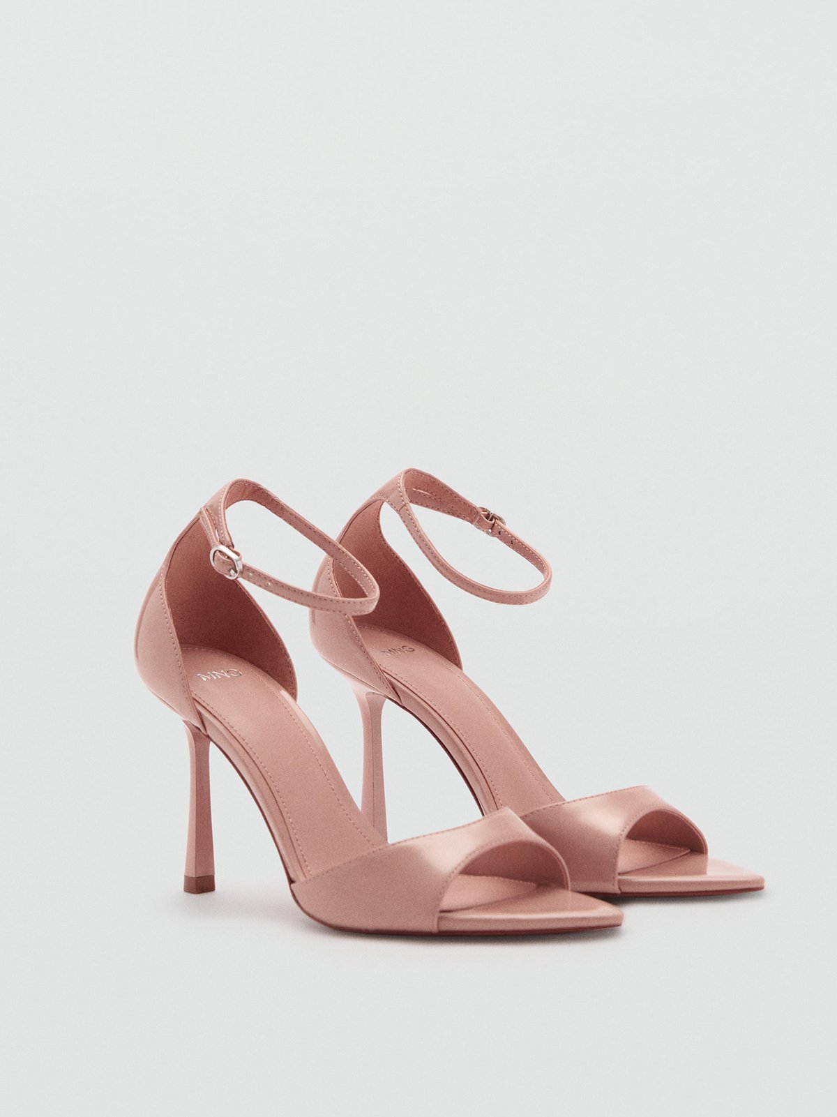 Women's high heel sandals pink MANGO | Soulz.lt