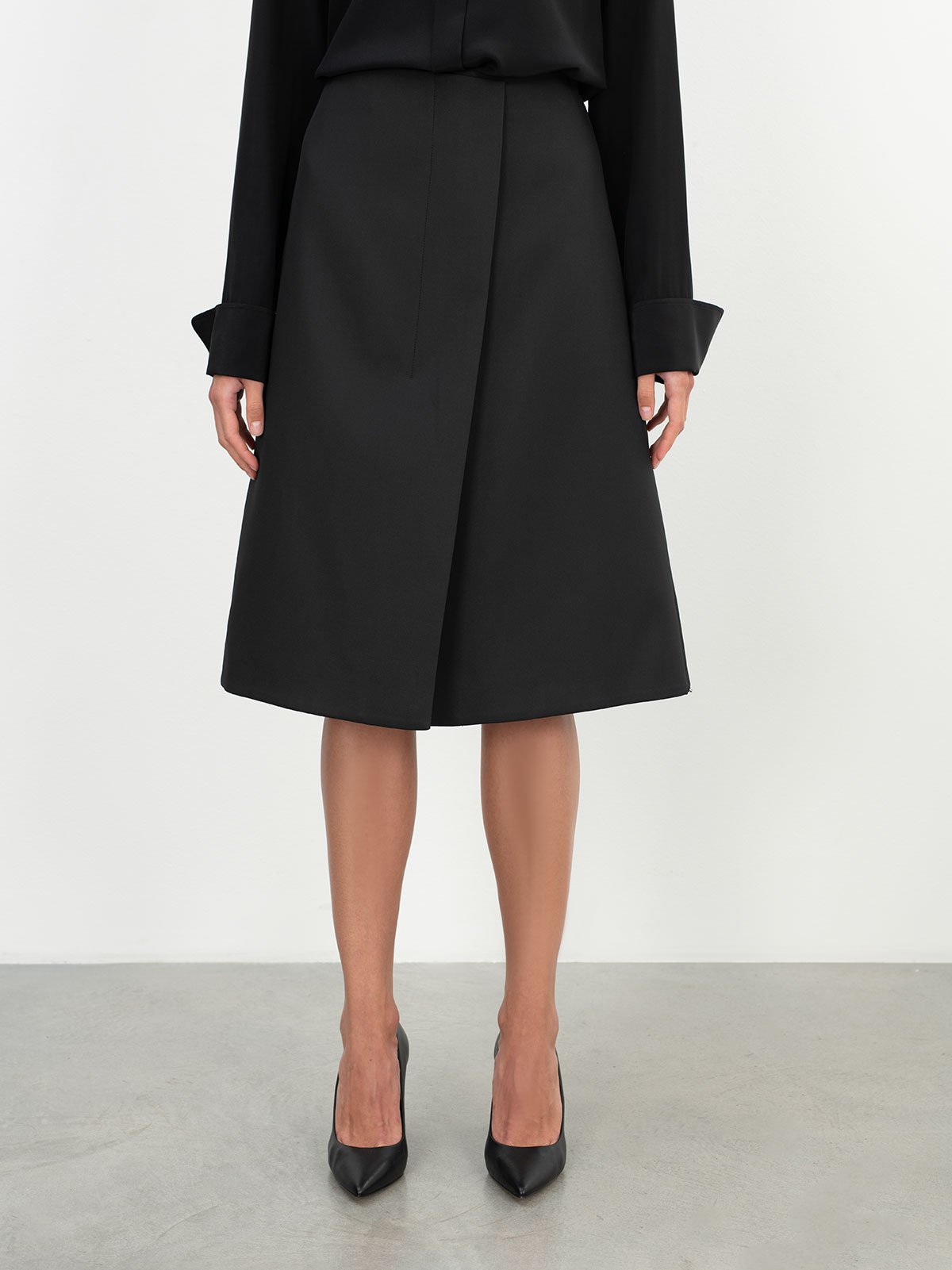 Women's skirt black Sportmax | Soulz.lt