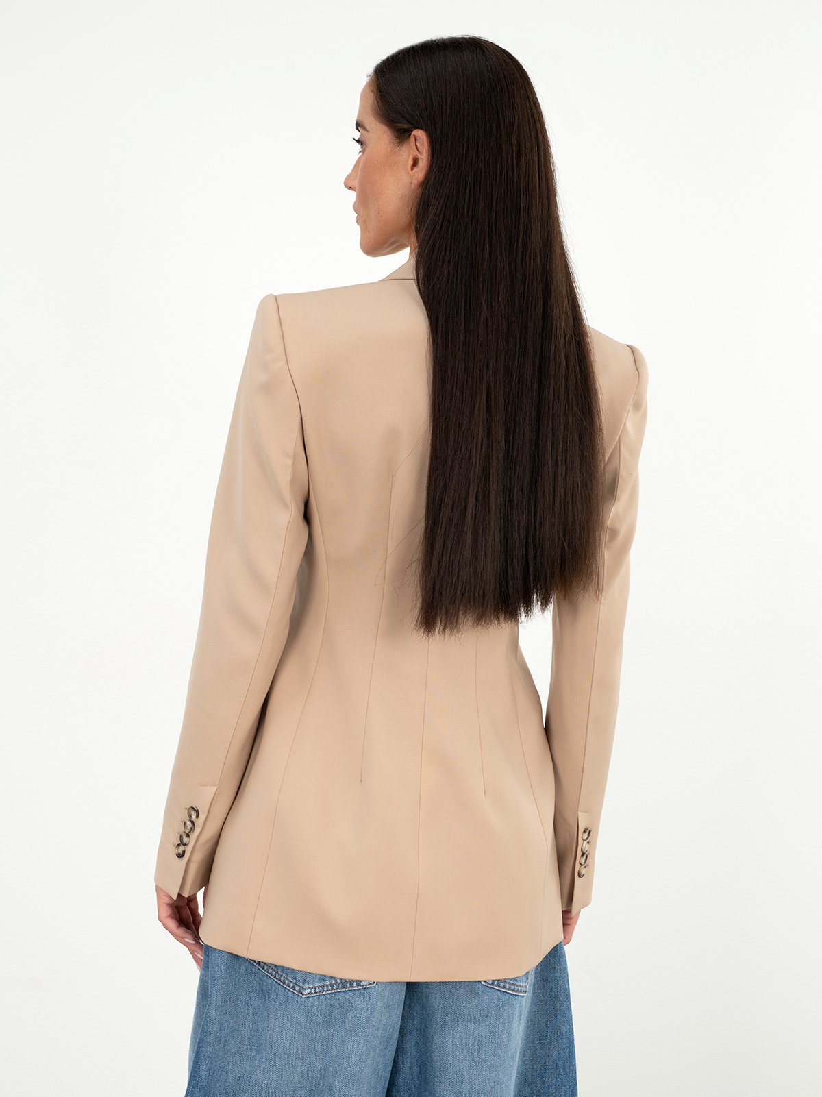 Women's blazer beige Sportmax | Soulz.lt