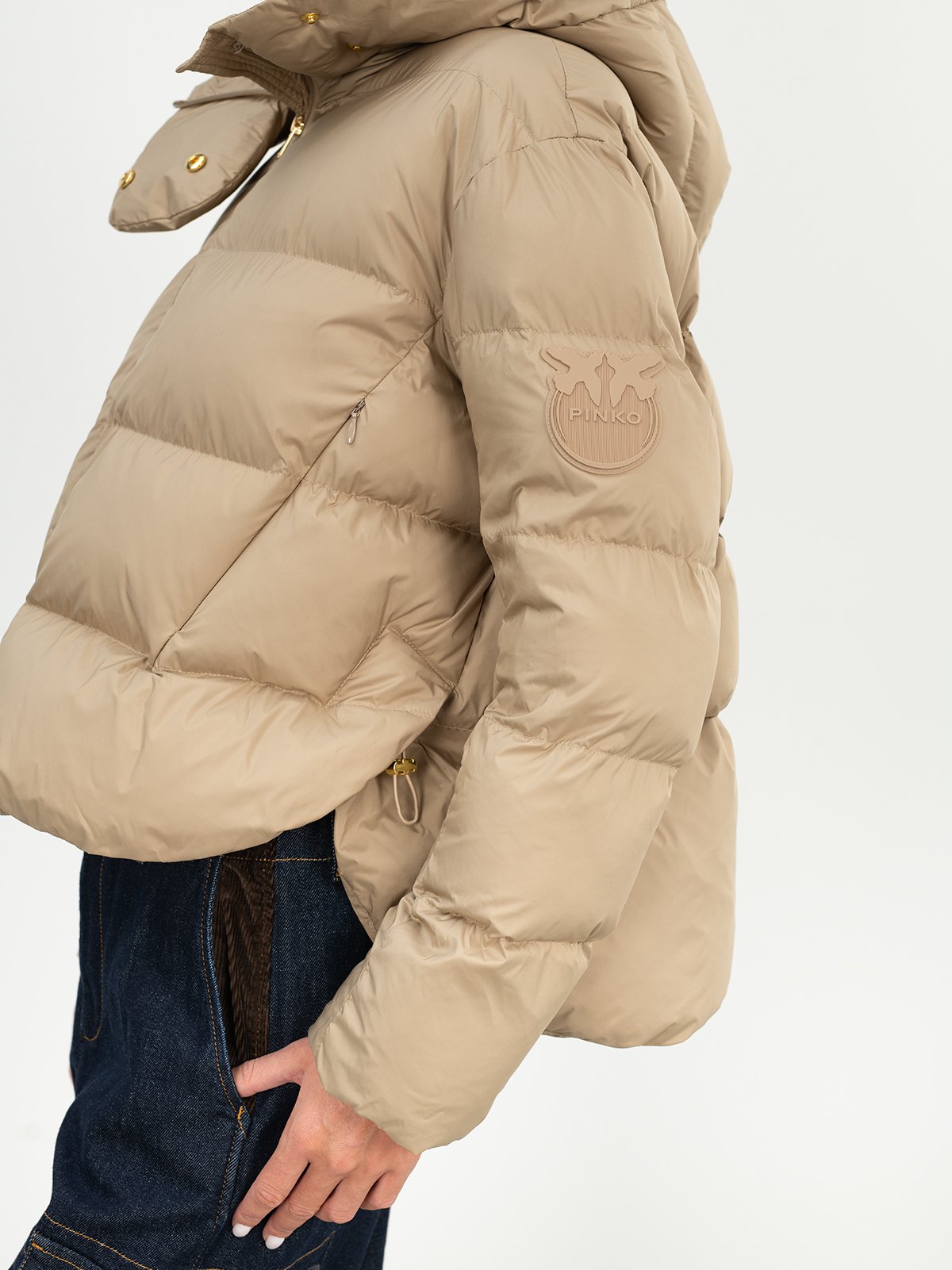 Women's jacket beige Pinko | Soulz.lt