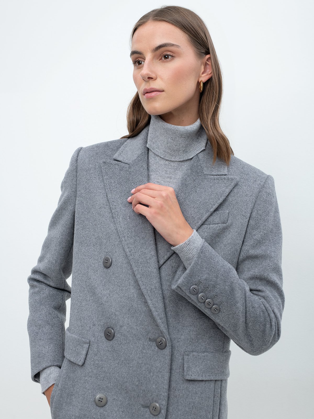 コート MAX MARA STUDIO 'Pazzo' coat Gray PAZZO Women's coat grey Max Mara | Soulz.lv