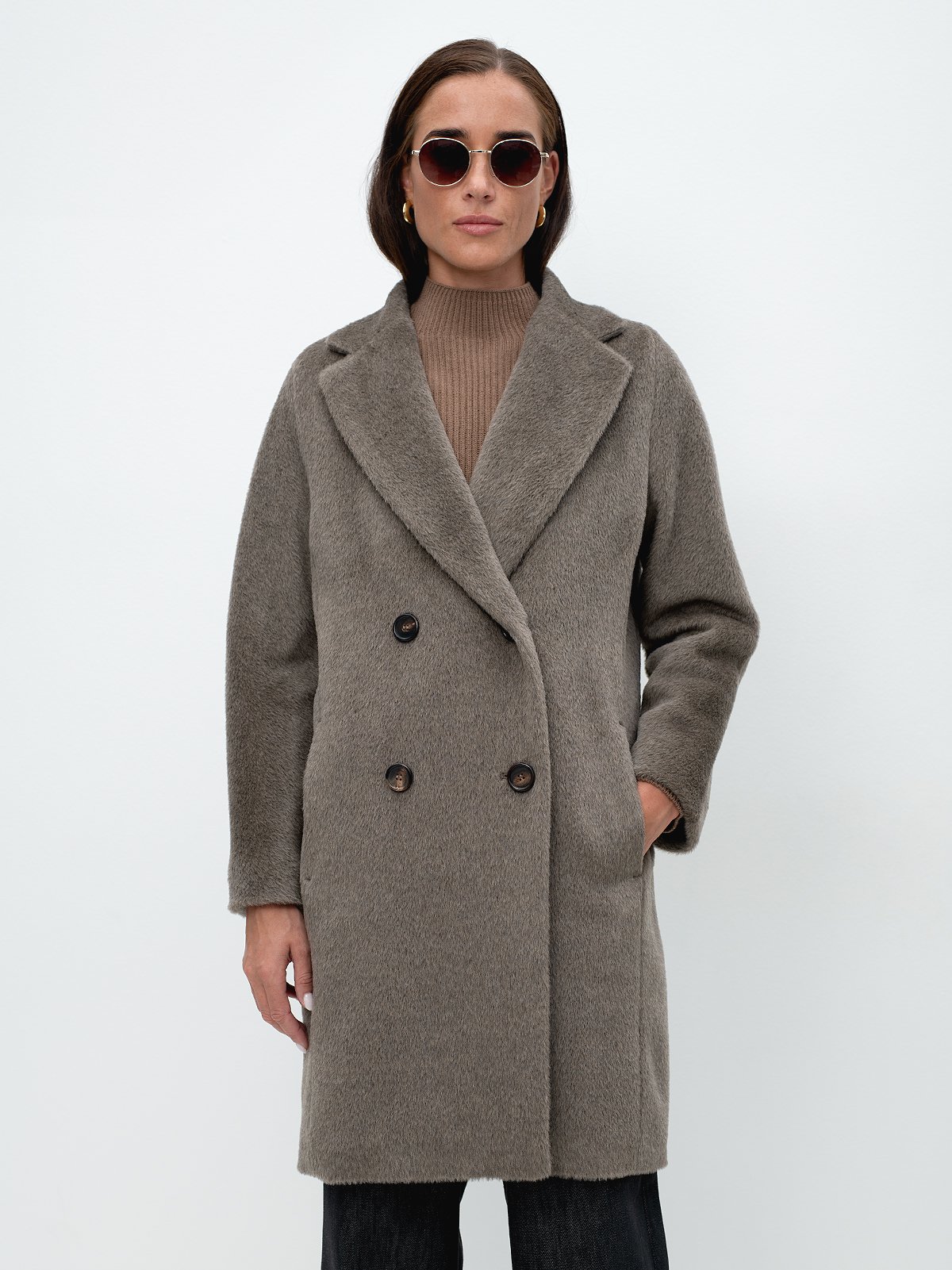 アウターその他 MAX MARA Women Outer 2511081051600001 P25 BROWN Women's coat brown Max Mara | Soulz.lt