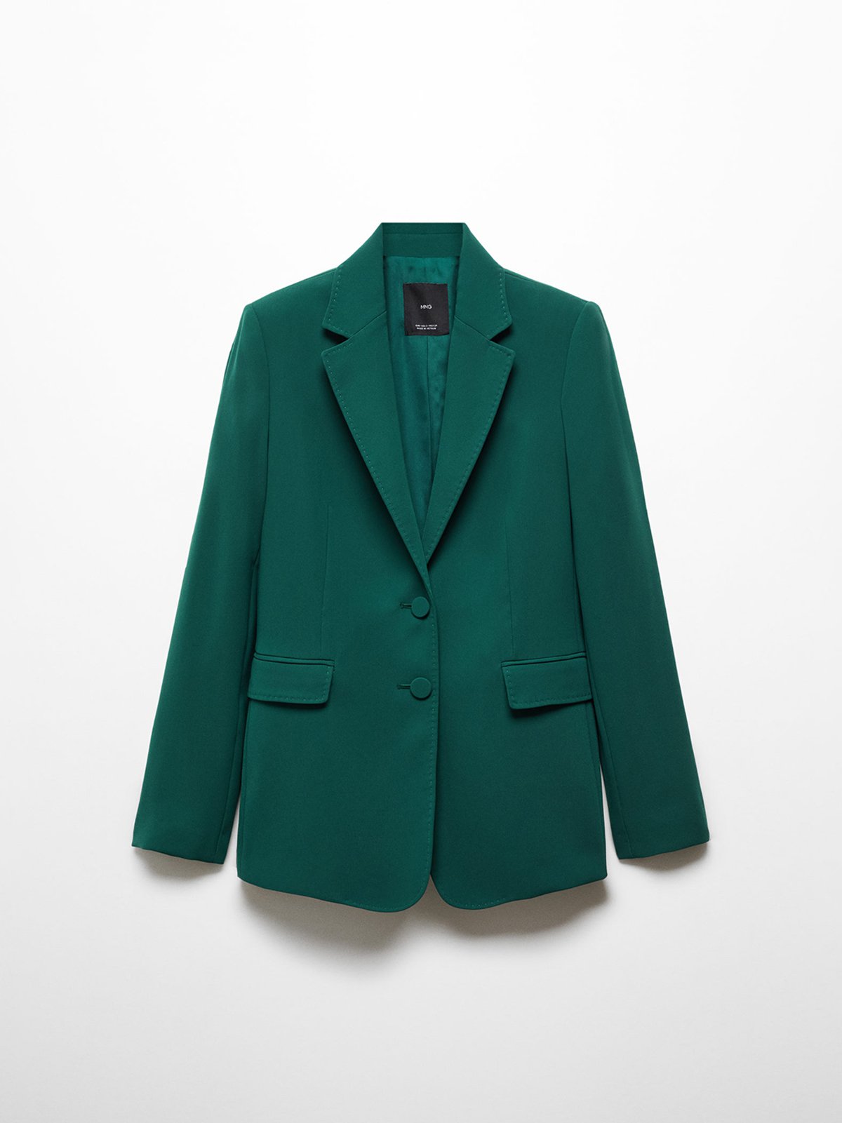 Women's blazer dark green MANGO