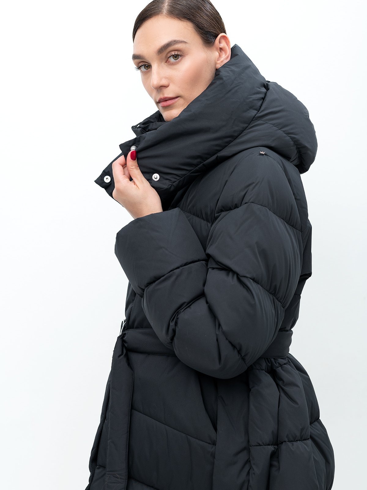 Women's down coat black Sportmax | Soulz.ee