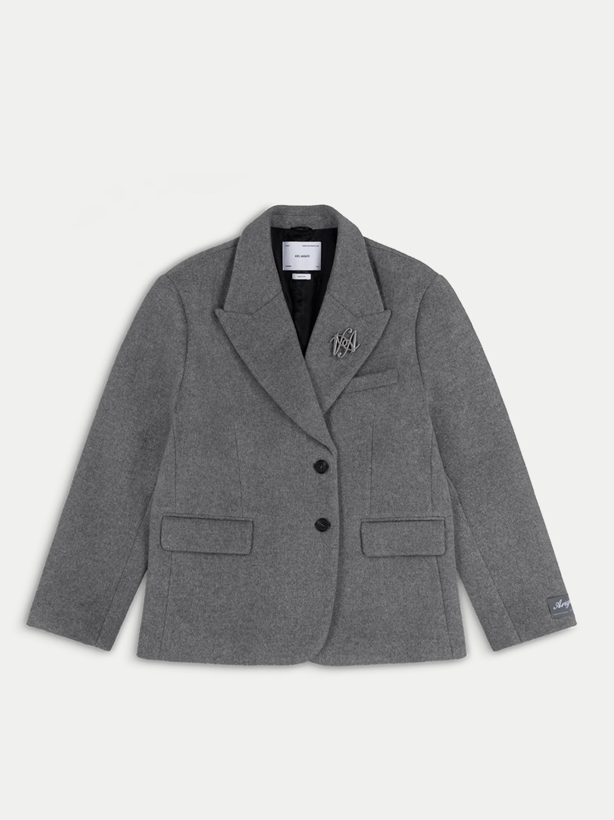 アウターその他 ALYSI Woman Blazer Grey 154810A4002 GM CARACTÈRE | Light grey Women's Blazer | YOOX