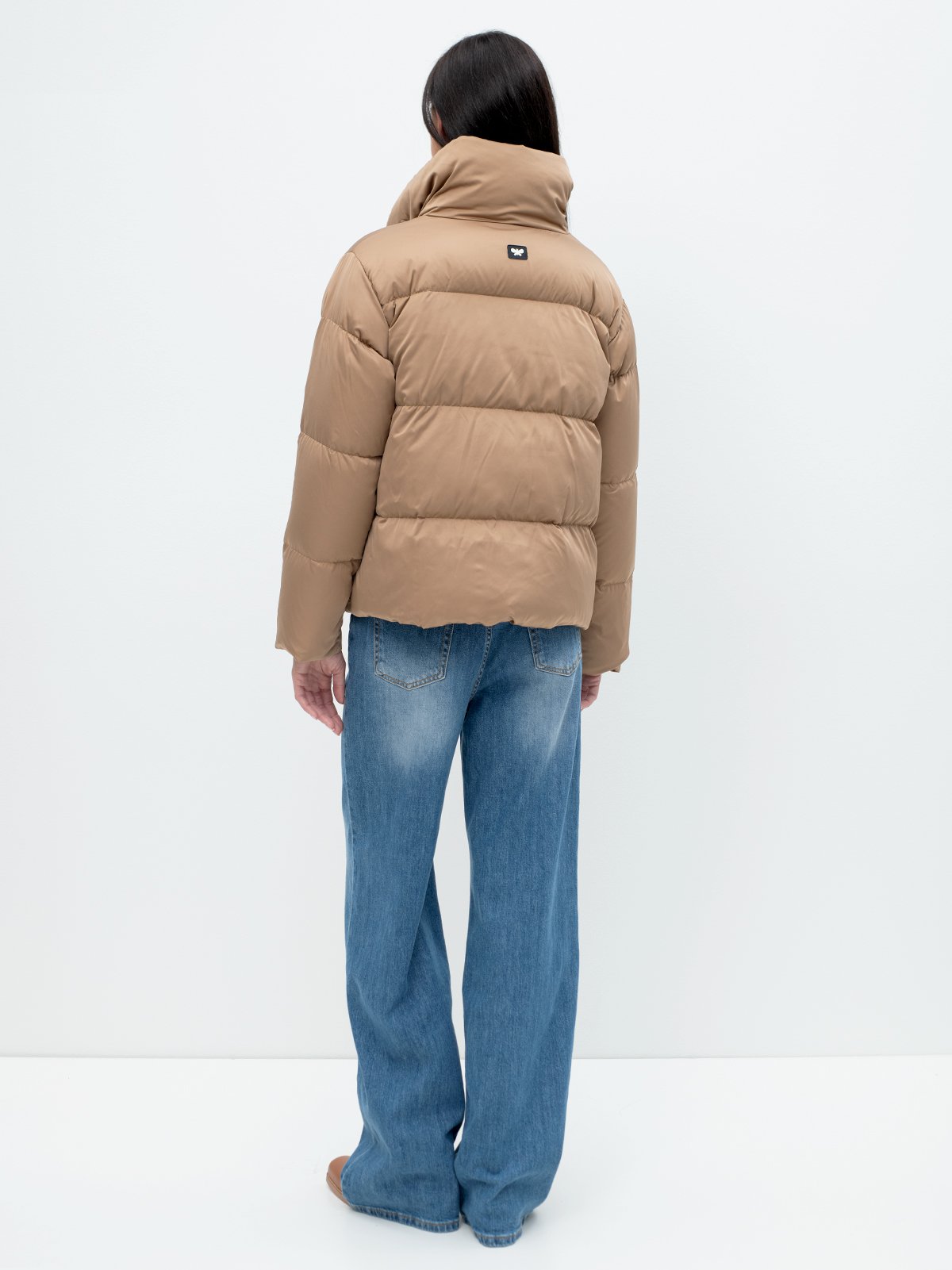 Women's down jacket brown Weekend Max Mara | Soulz.lt
