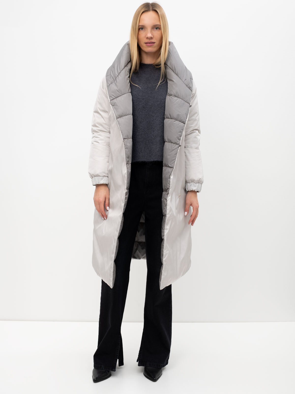 Hooded Regular Long Sleeve Women's Coat -W32342Z8-GUW - W32342Z8-GUW - LC  Waikiki