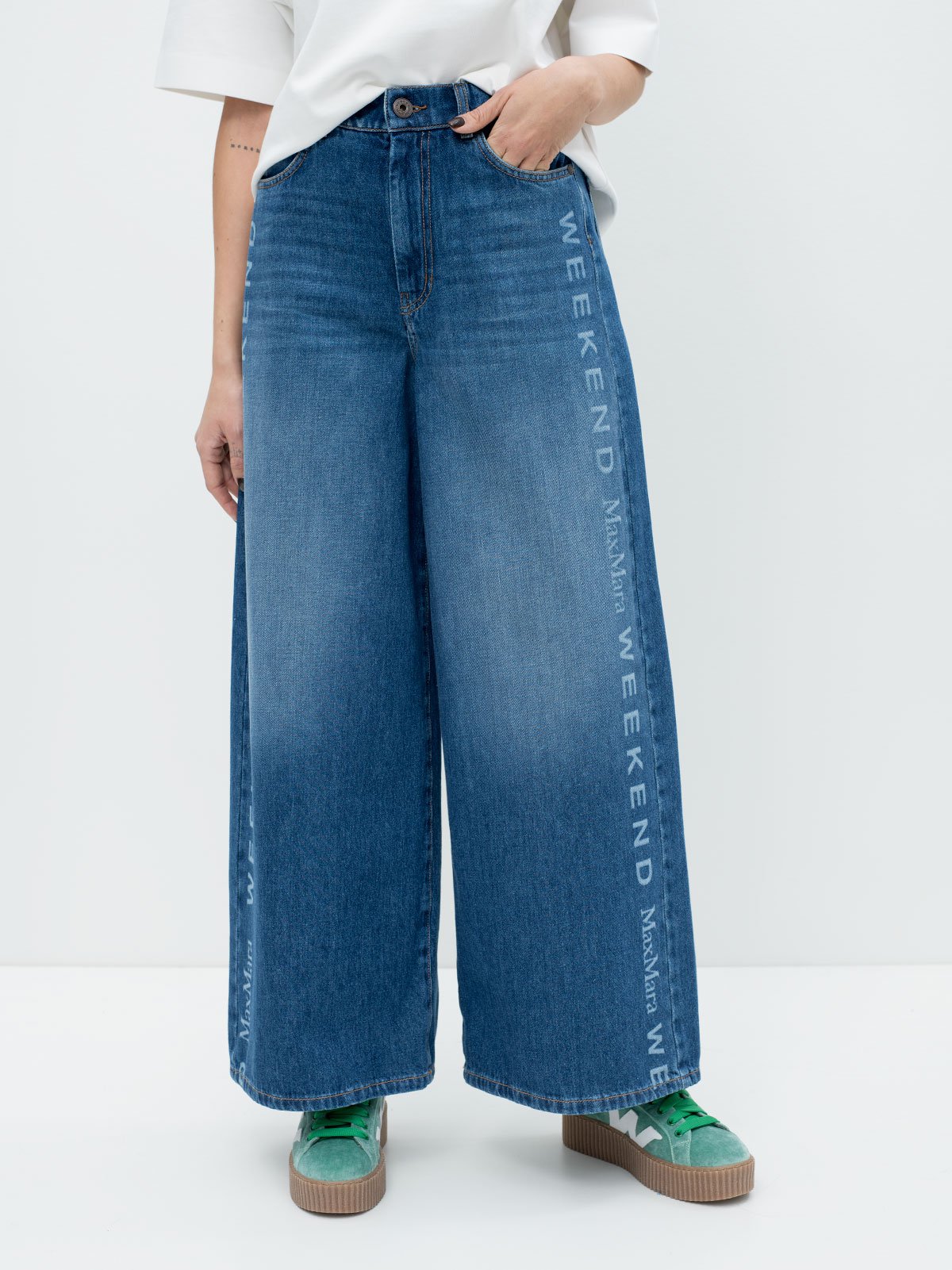 Women's jeans blue Weekend Max Mara | Soulz.lt